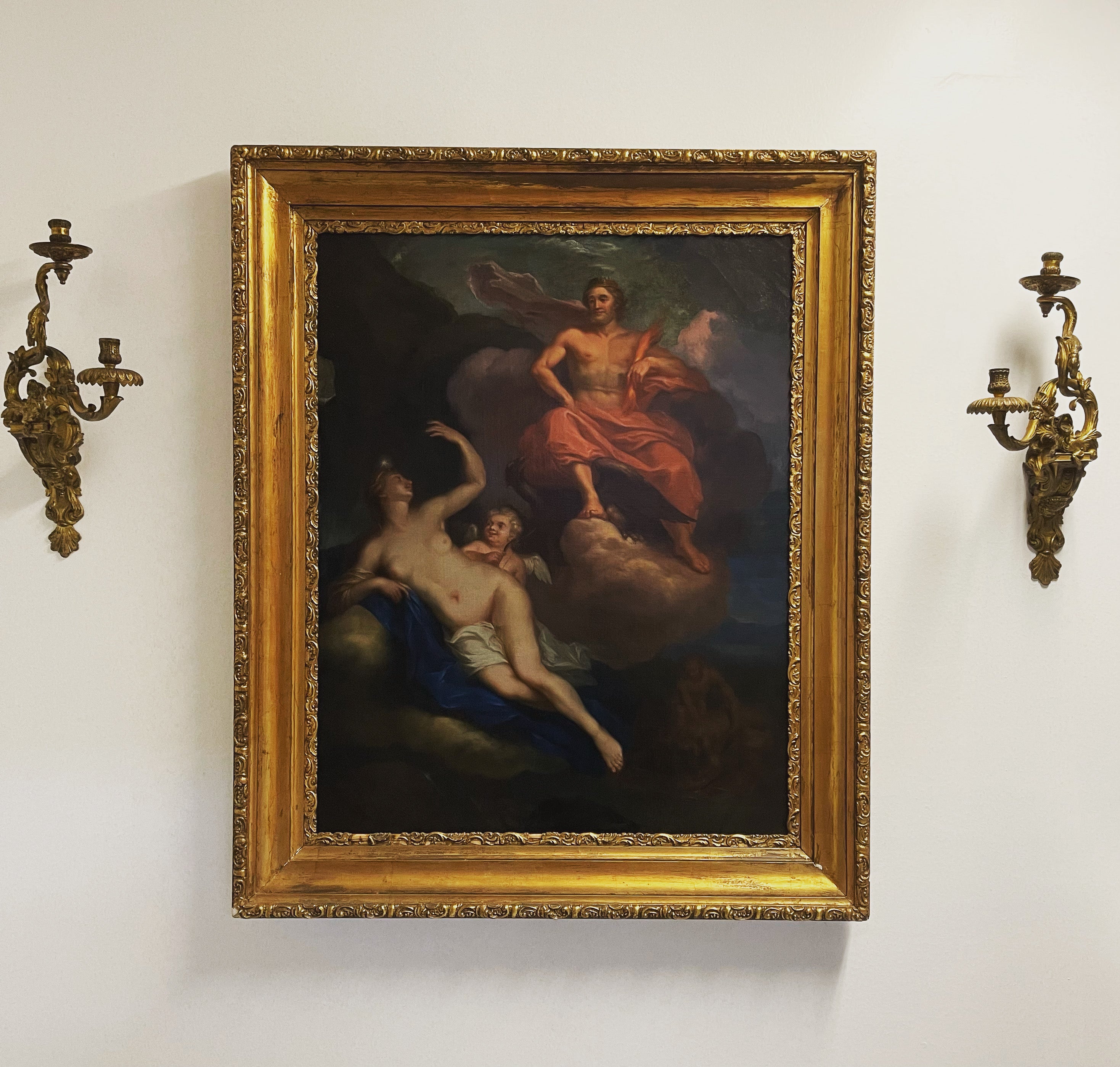 An 18th Century Oil On Canvas Painting