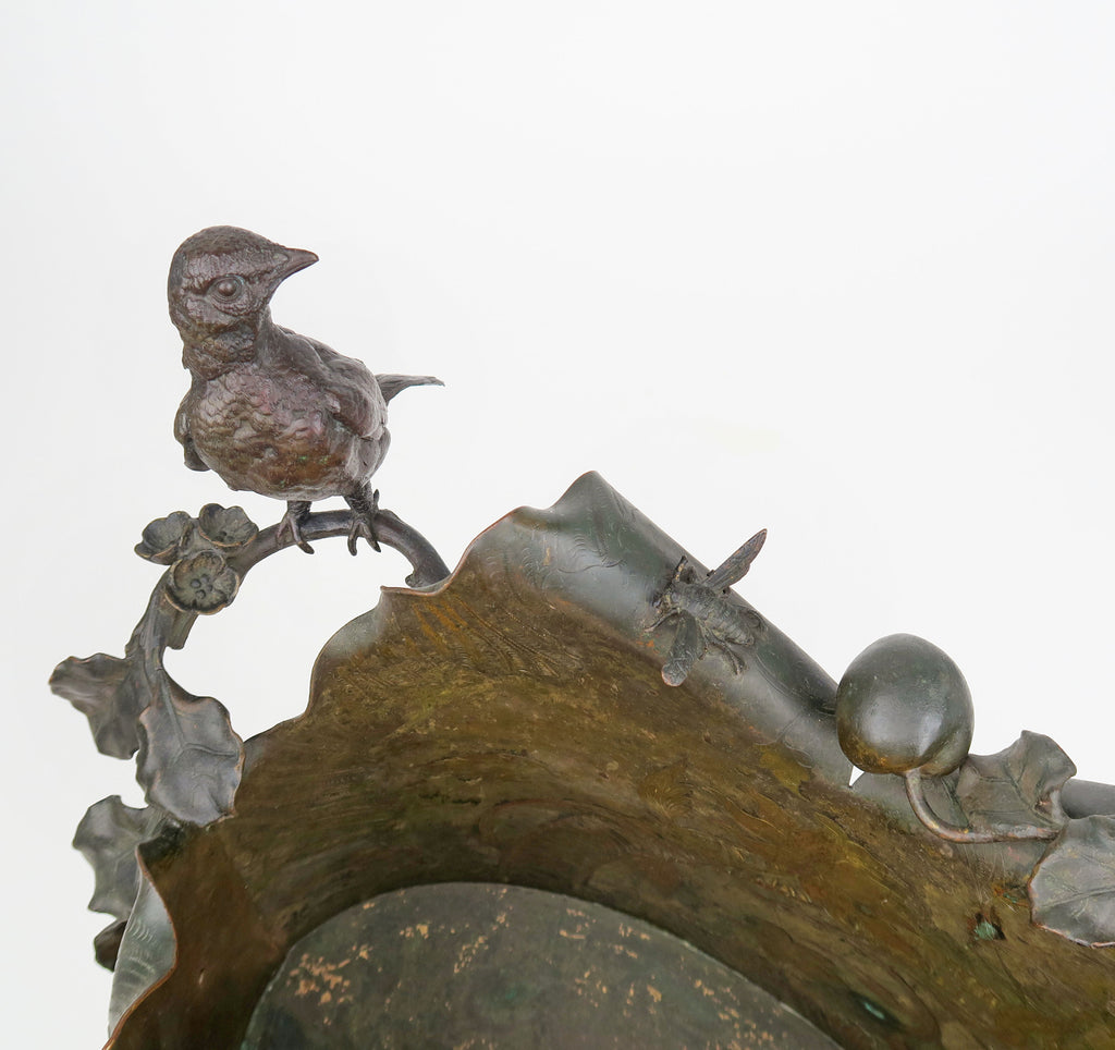 A Gilt & Patinated Bronze Figural Jardiniere, Austria, 19th Century