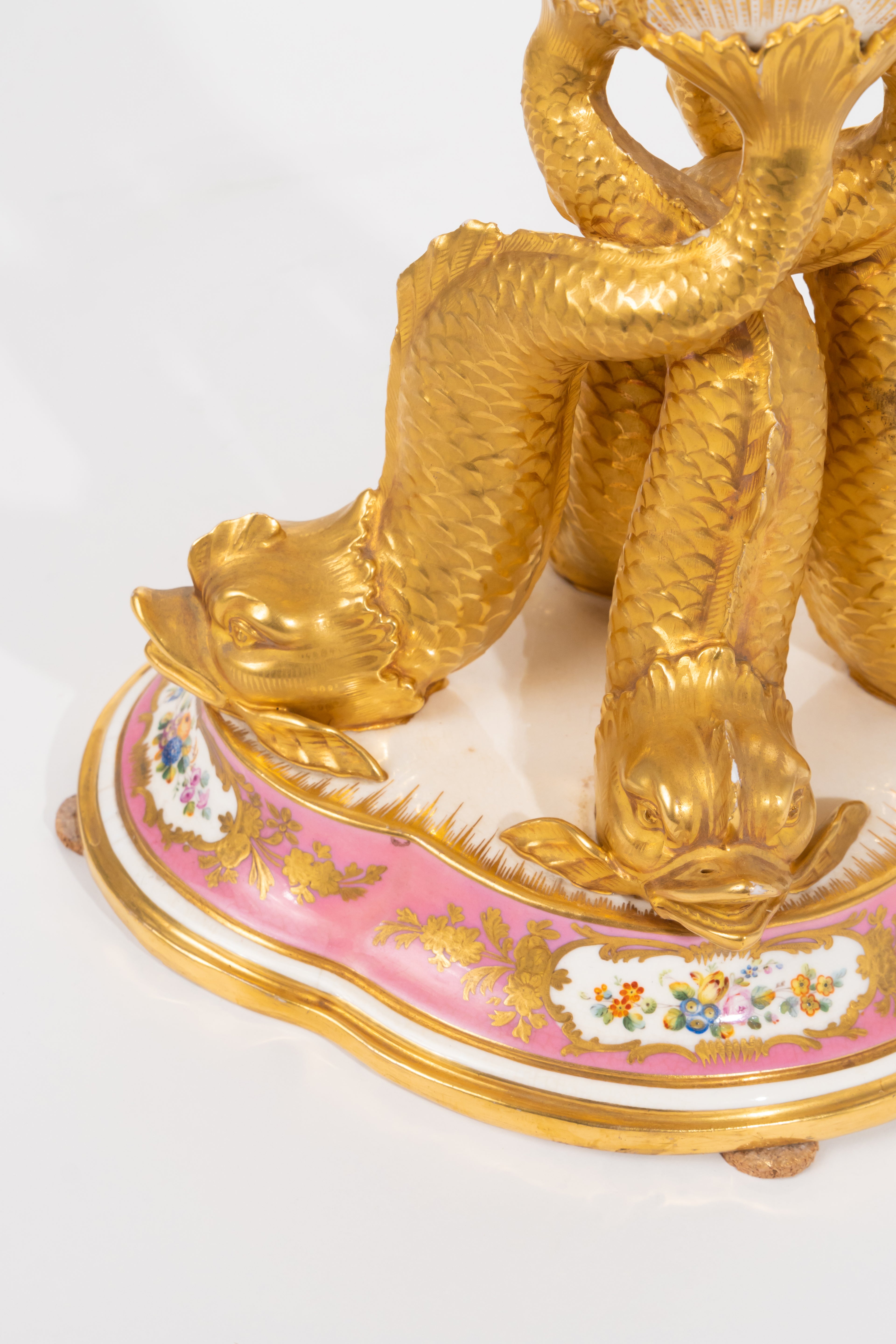 Magnificent & Rare 19th C. English Porcelain Centerpiece Retailer’s Mark Daniell