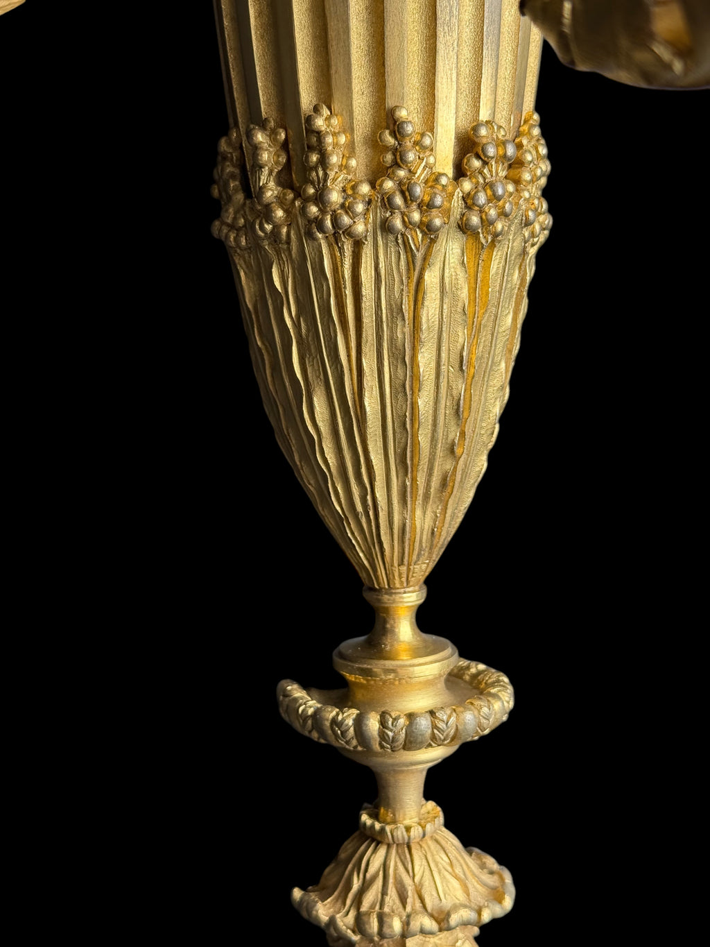 Pair Of Henry Dasson gilt Bronze Sconces