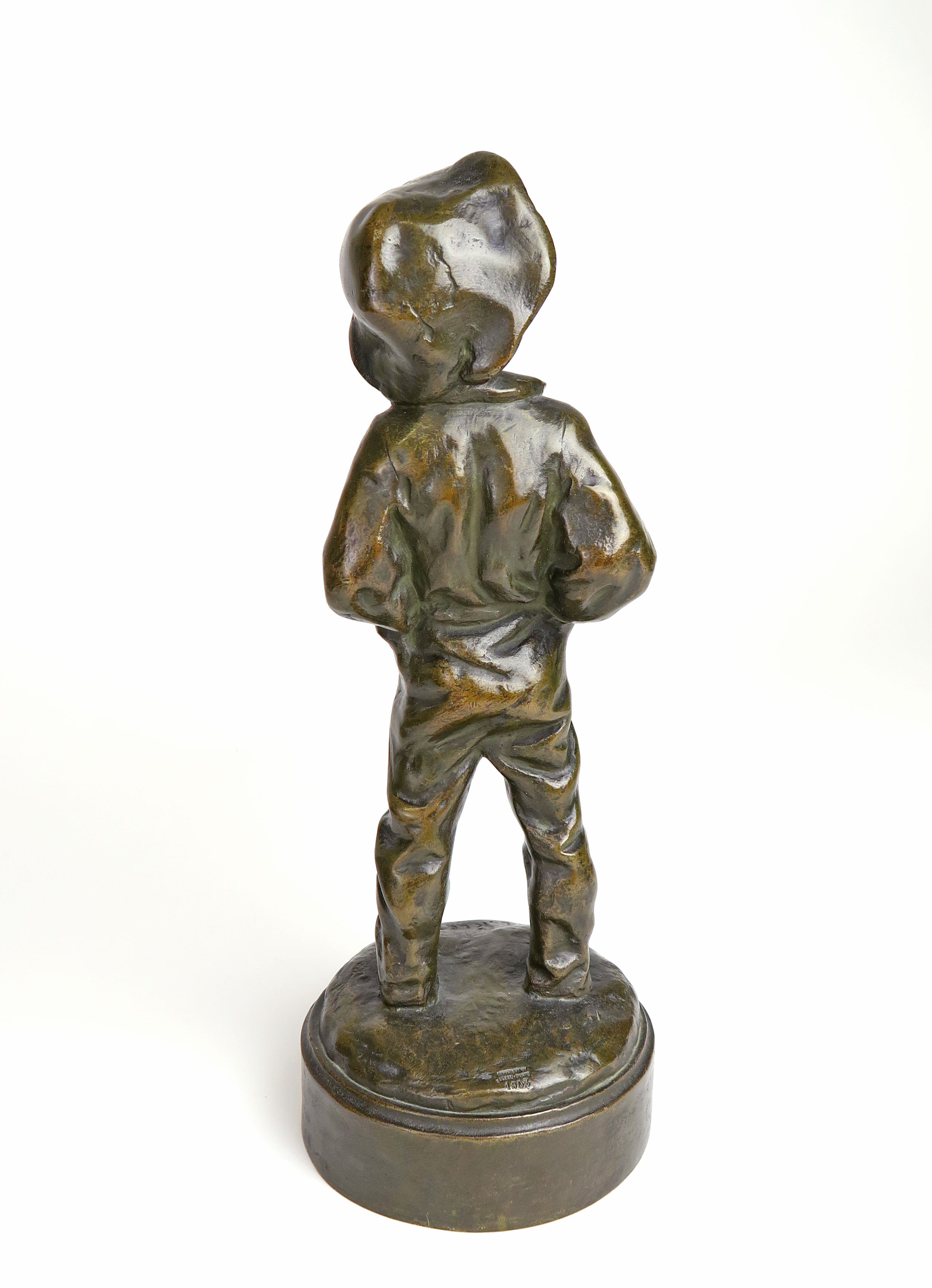 19th Century French Patinated Bronze Figural Sculpture by Louis Kley