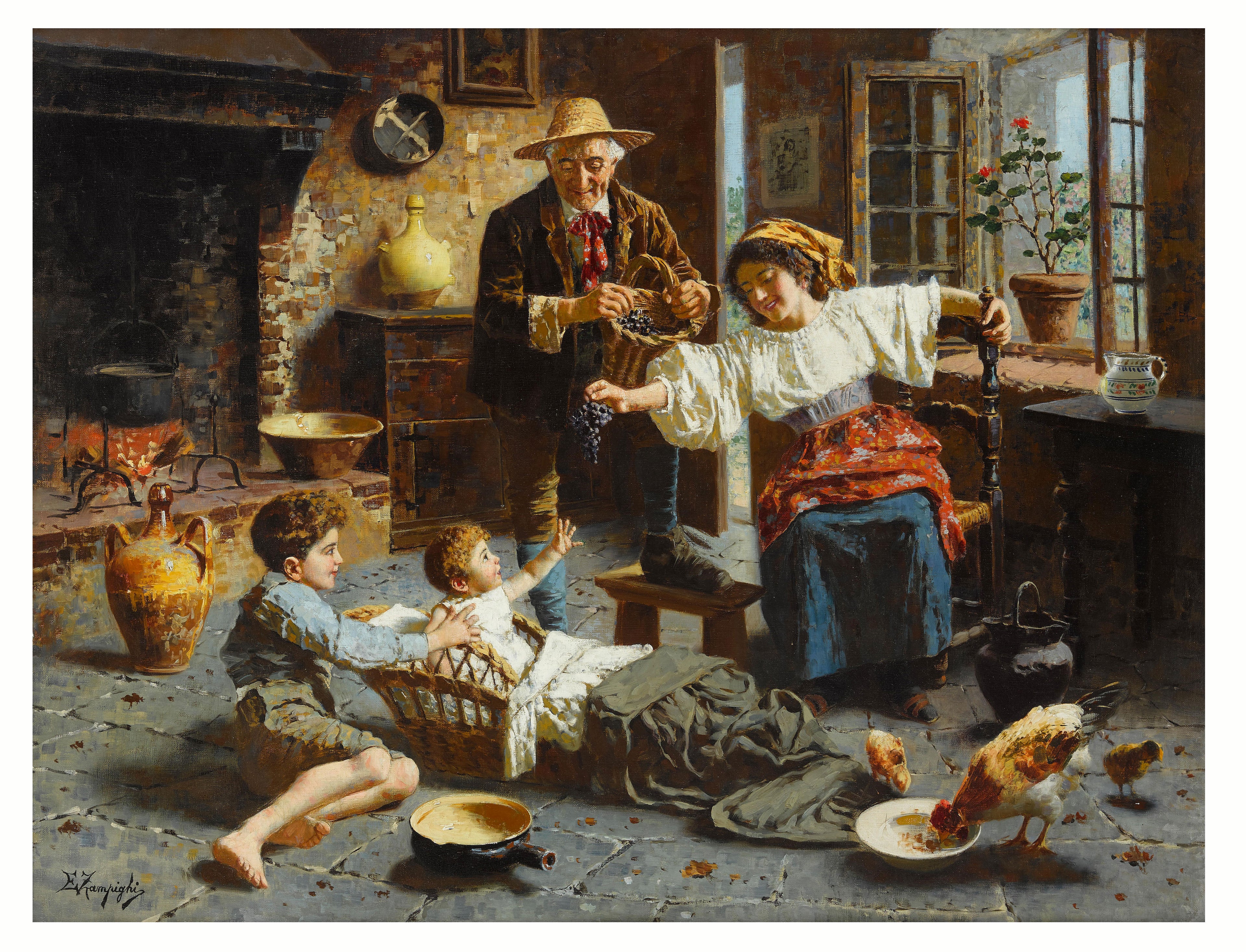 Eugenio Zampighi (Italian, 1859-1944)