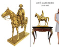 A French Bronze Equestrian Group Of Napoleon On Horseback, France, 19th Century
