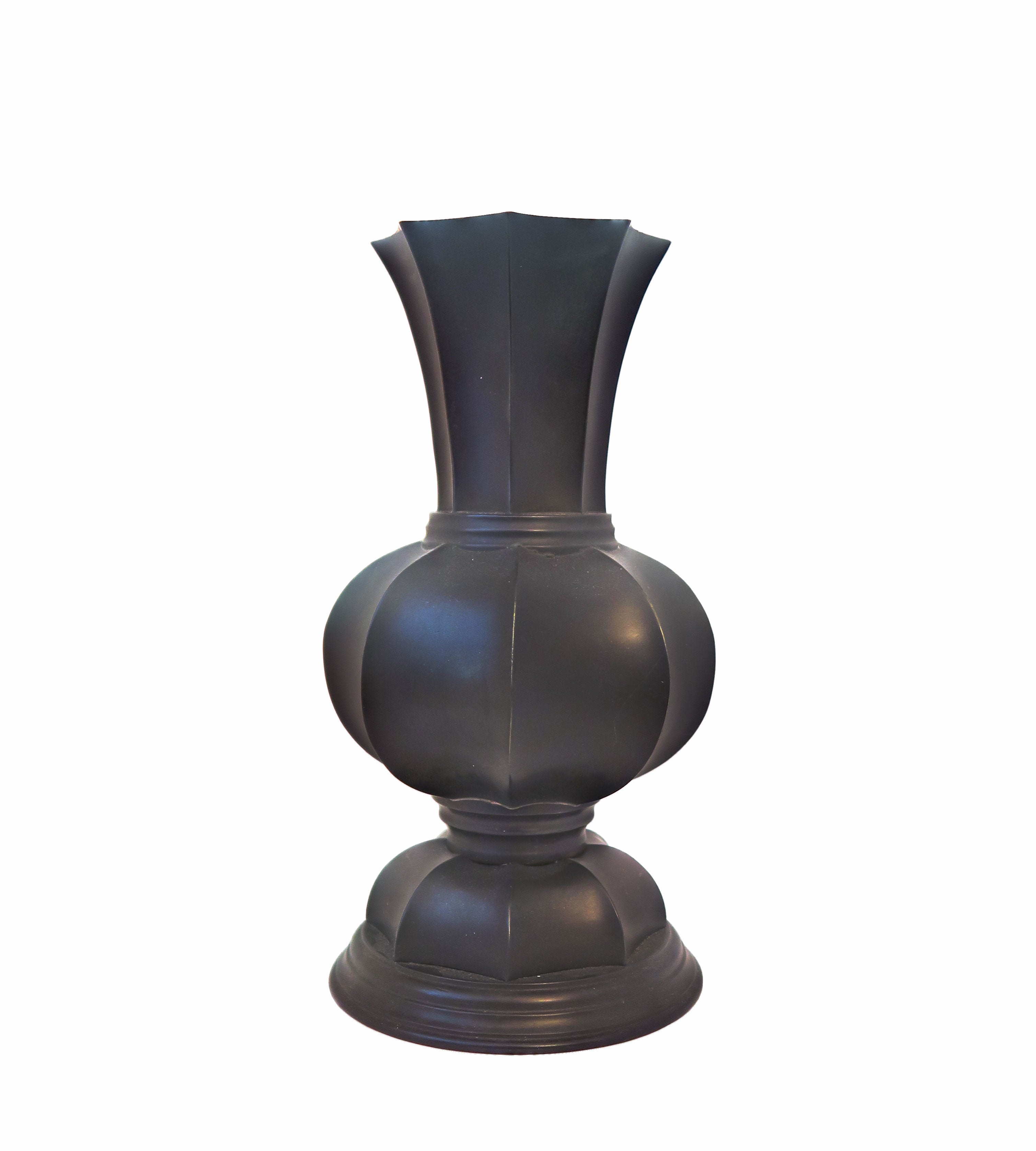 Very Unusual Meiji Period Patinated Bronze Vase