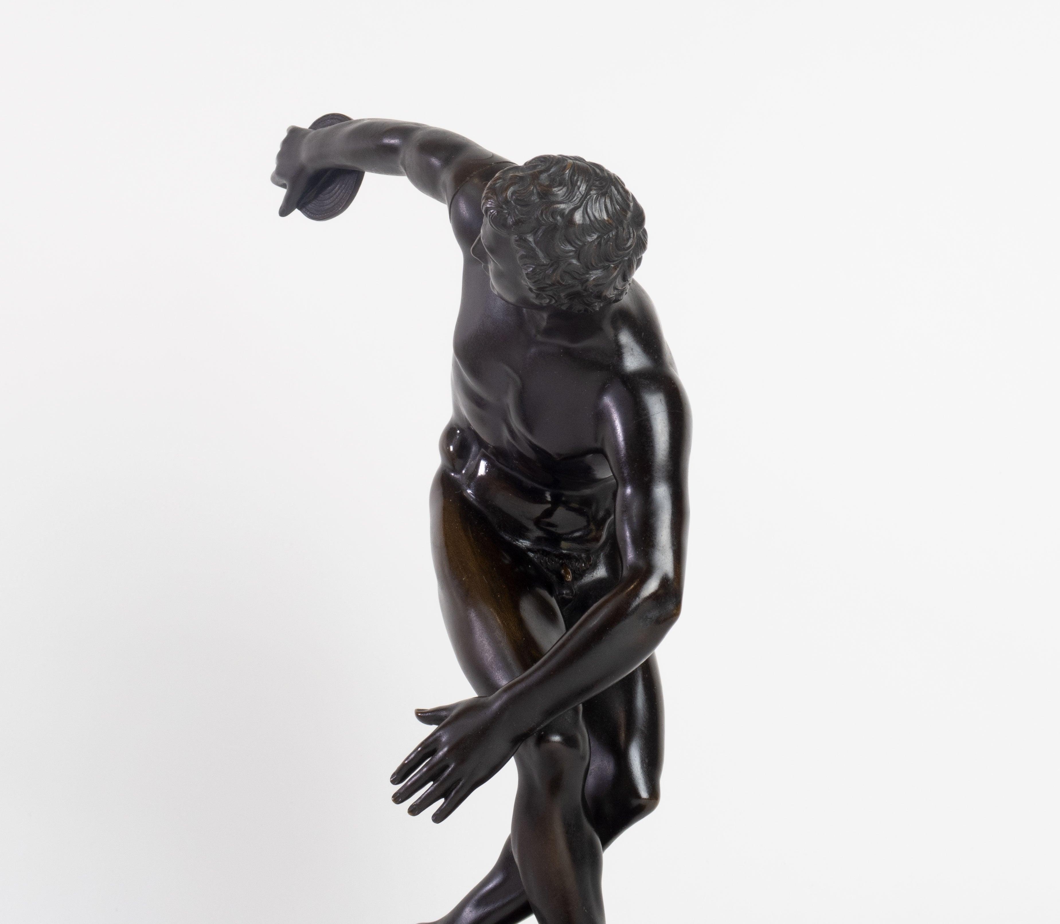 A 19th C. German Patinated Bronze Figural Sculpture