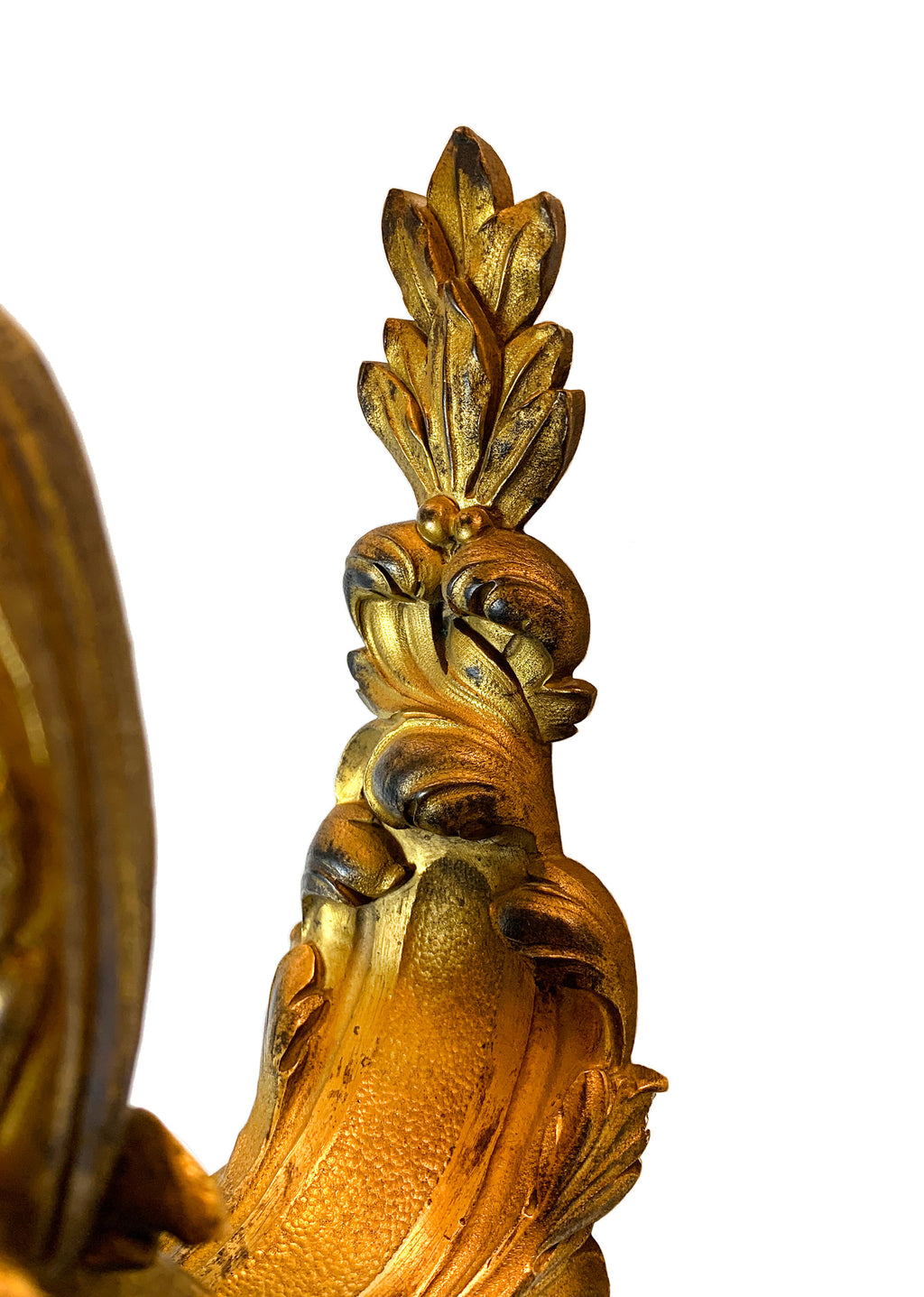 A PAIR OF LOUIS XV STYLE BRONZE TWO-BRANCH WALL-LIGHTS