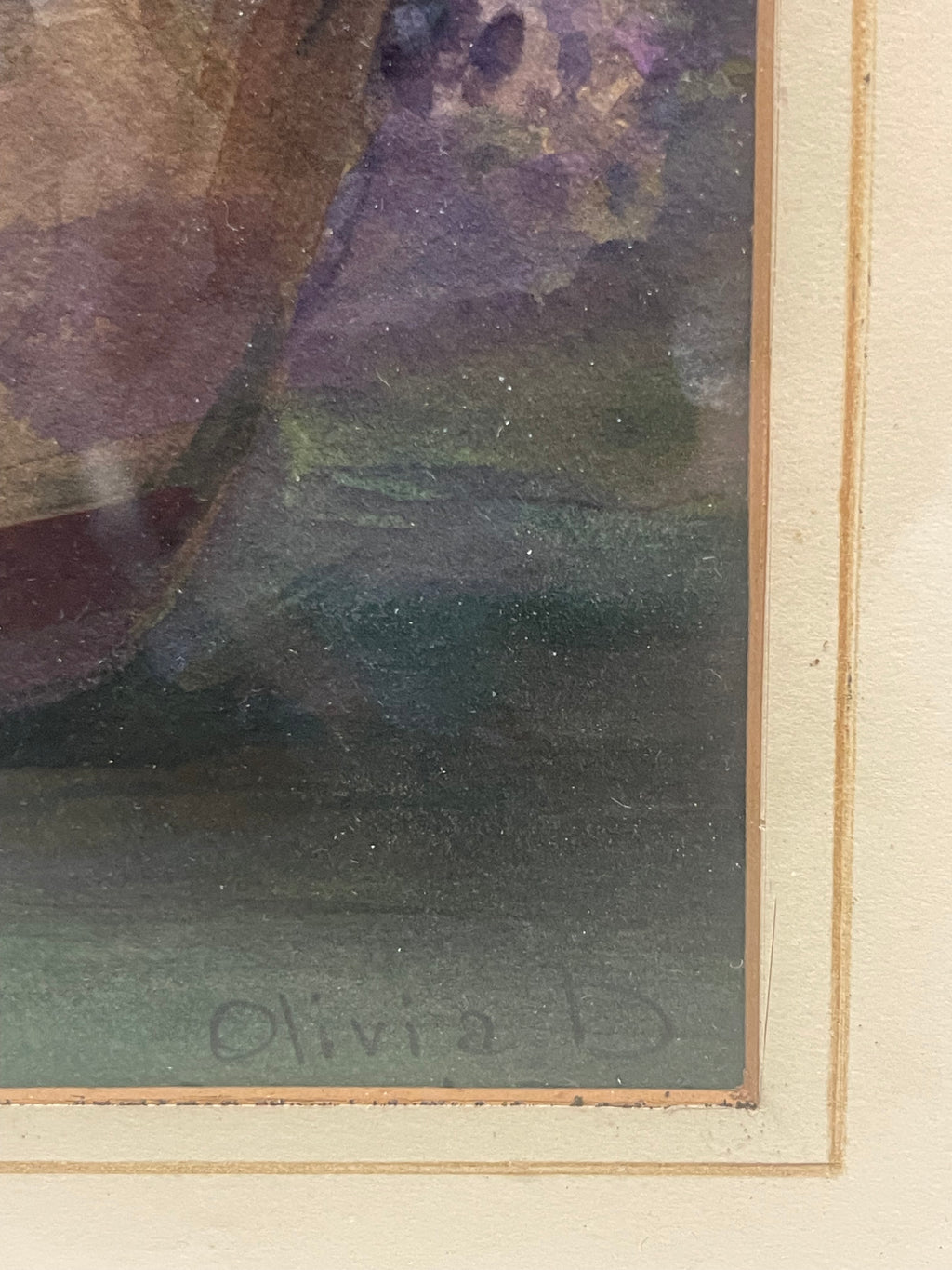 Olivia Pennington Watercolor Bouquet Painting