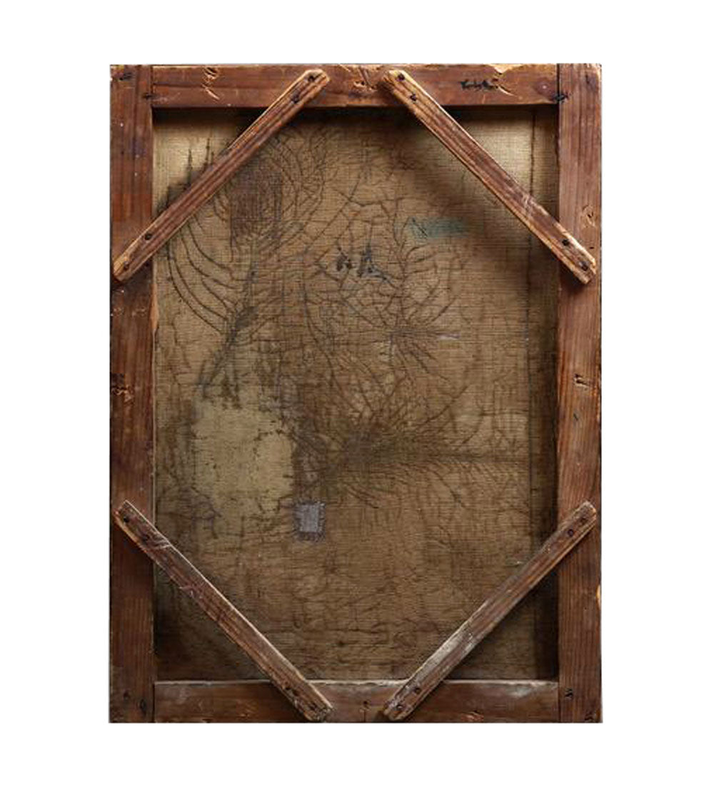 Russian School Portrait of Lev Tolstoy, Important 19th C Oil on Canvas