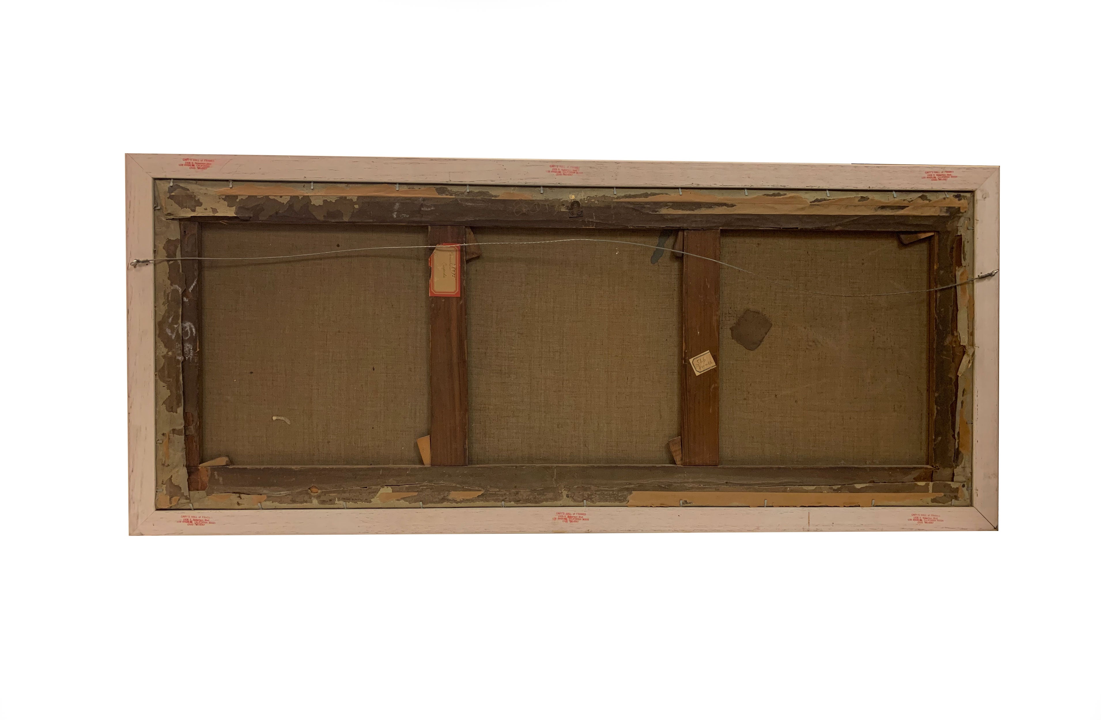 19th C. French Oil on Canvas Painting of Cupids Playing