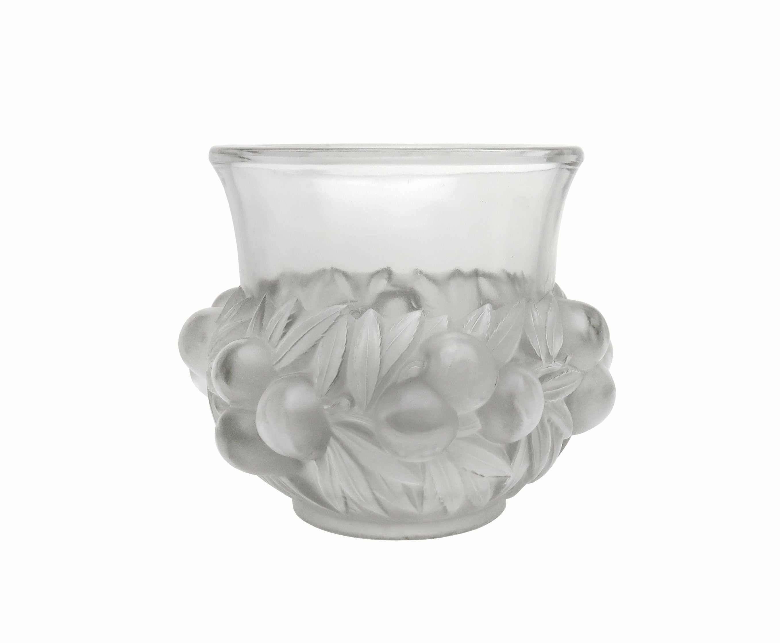 René Lalique, Prunes Vase, C. 1930