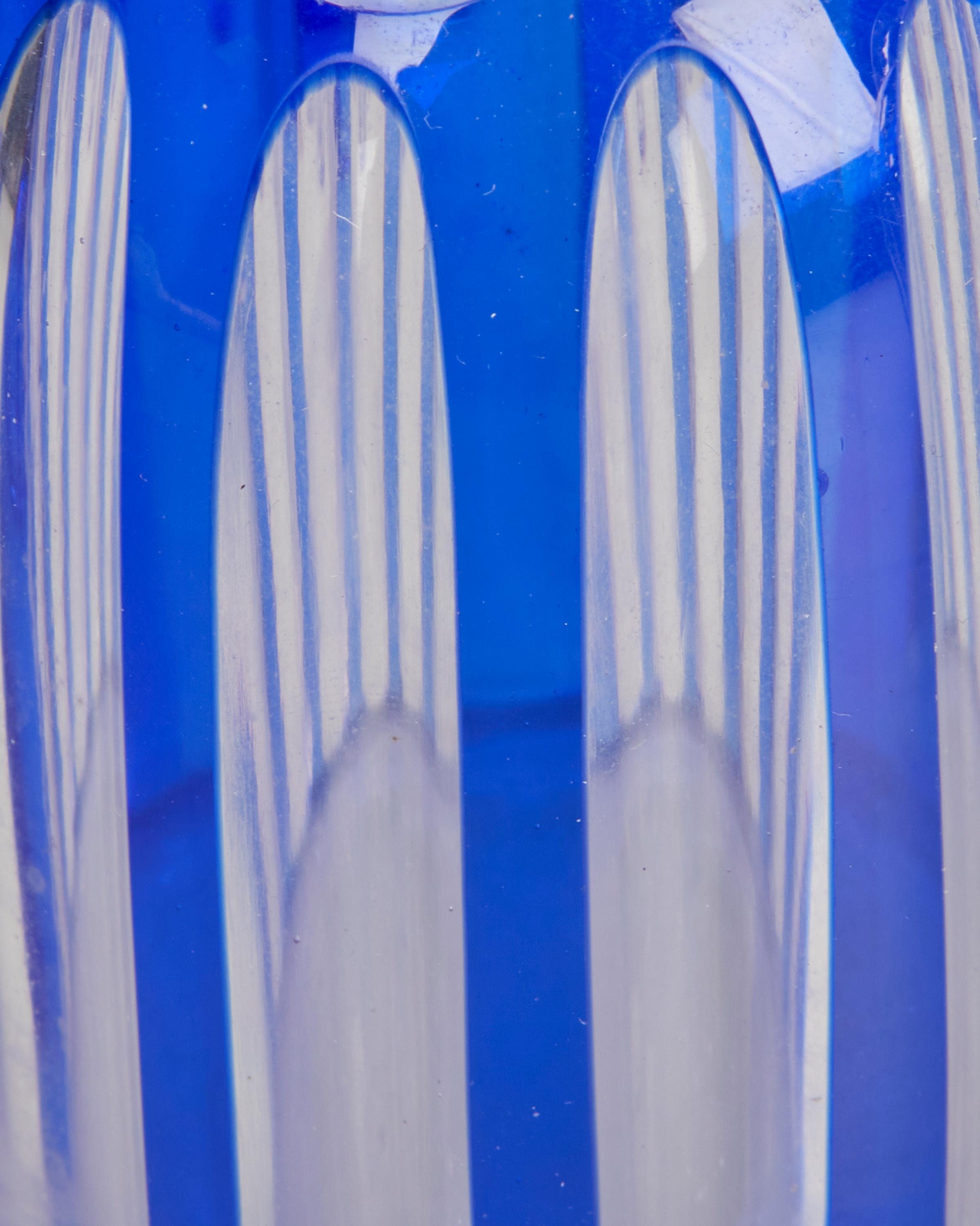 An Art Deco Bohemian Cut Glass Aperitif Set