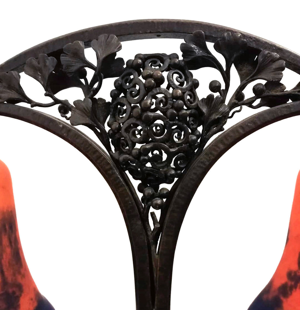 Edgar Brandt & Daum Table Lamp