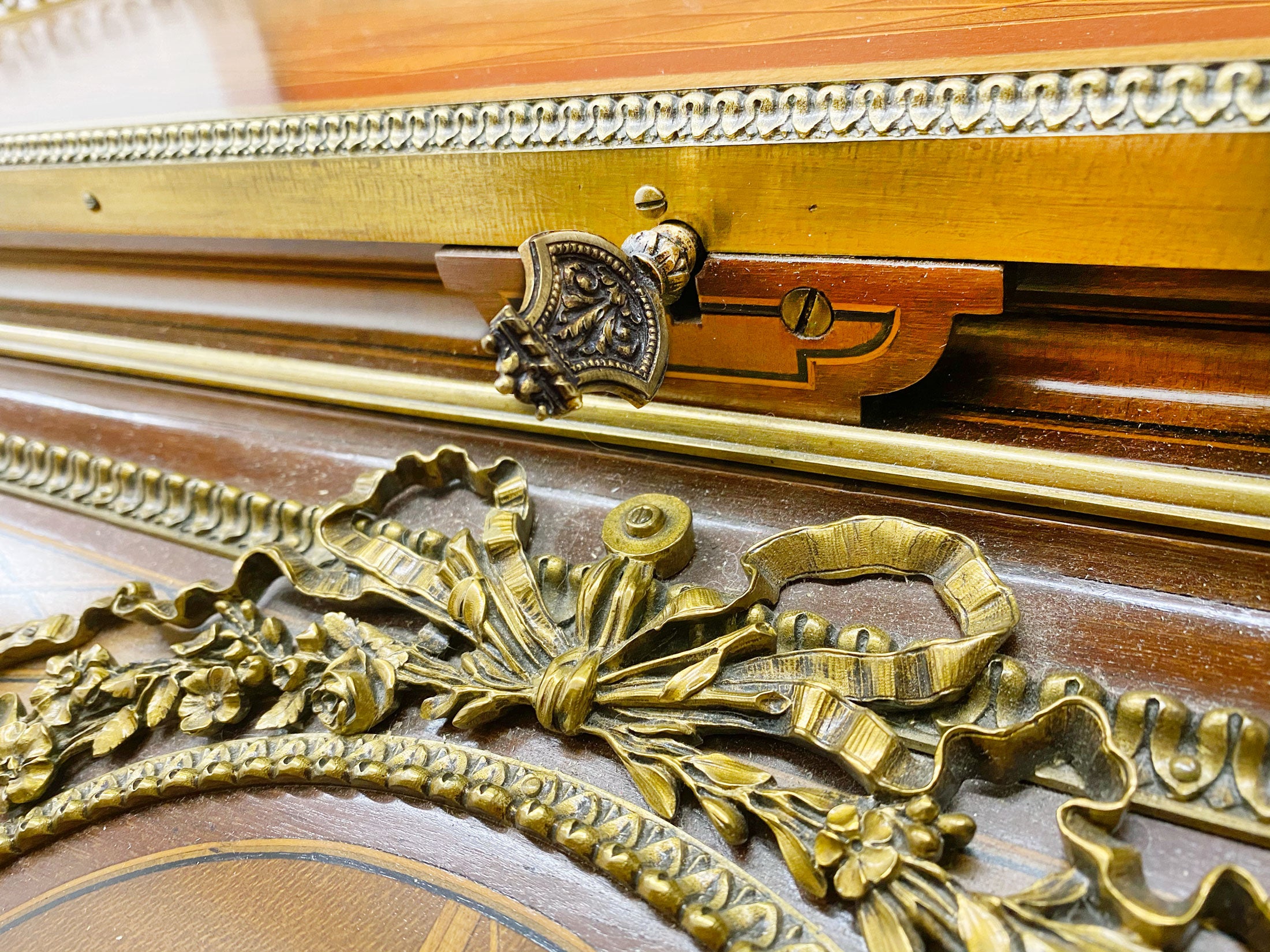 19th Century French Ormolu-Mounted Rolltop Desk by Alfred Beurdeley