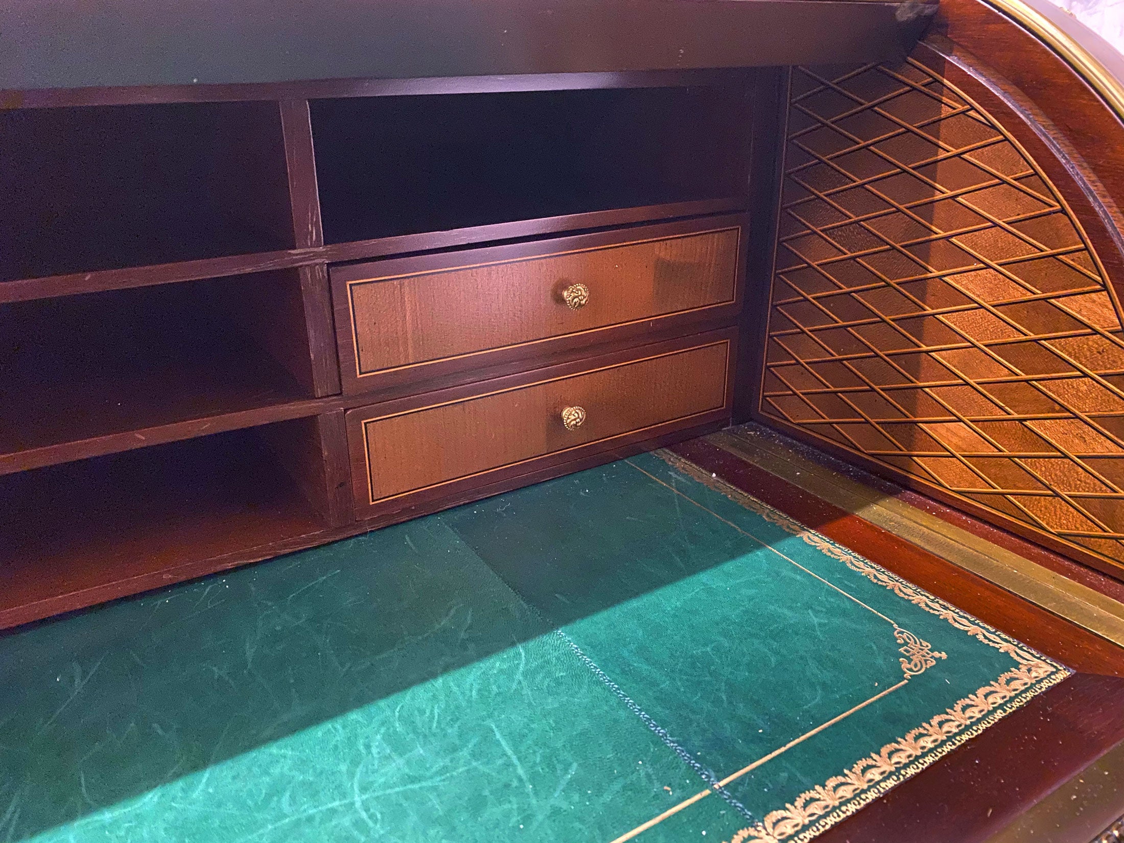 19th Century French Ormolu-Mounted Rolltop Desk by Alfred Beurdeley