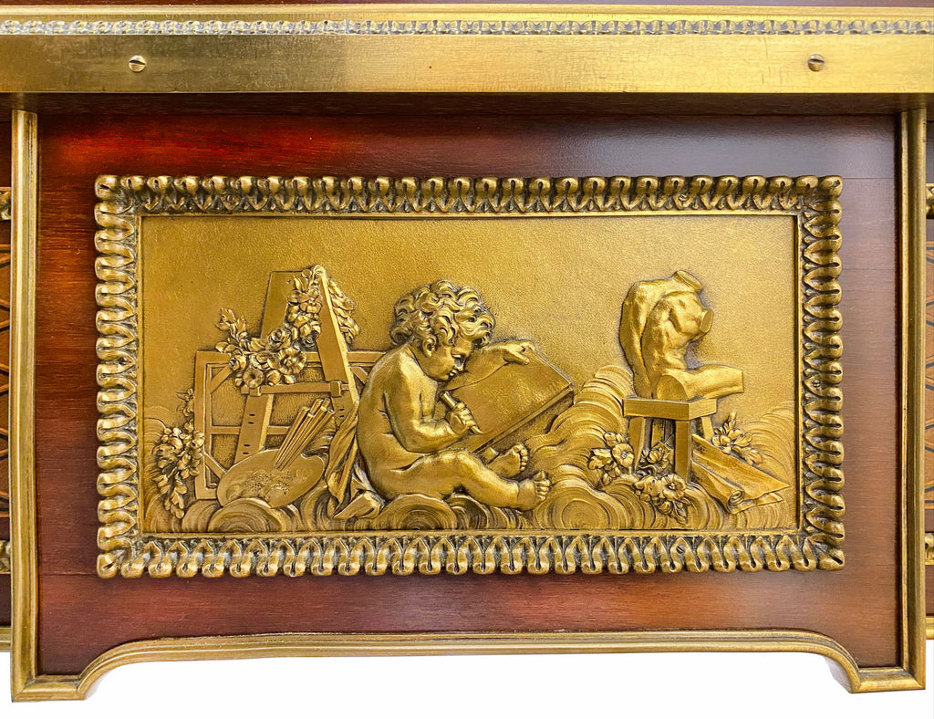 19th Century French Ormolu-Mounted Rolltop Desk by Alfred Beurdeley