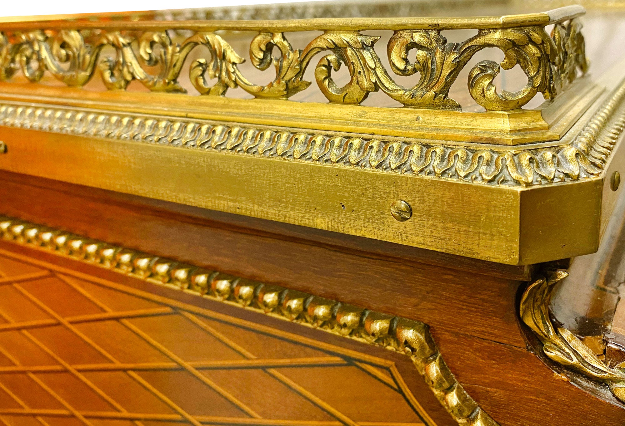19th Century French Ormolu-Mounted Rolltop Desk by Alfred Beurdeley