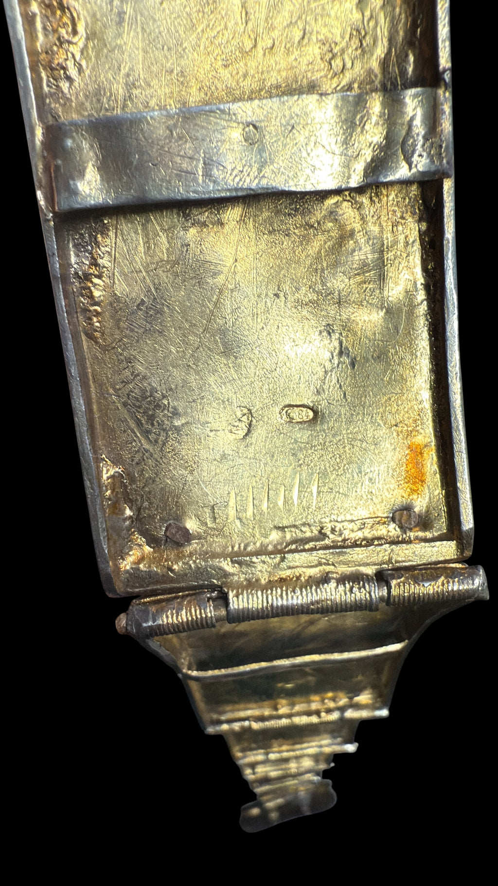 A Russian 84 Gilded Silver Jeweled Filigree Work Belt