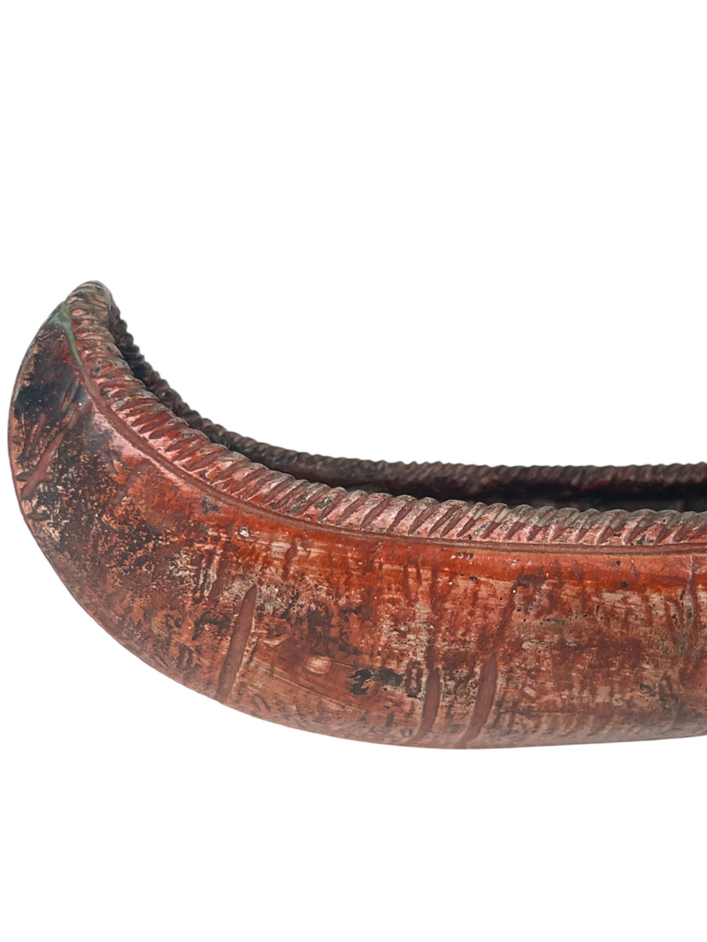 Patented Bronze Sculpture of a Native American on a Canoe by Carl Kauba