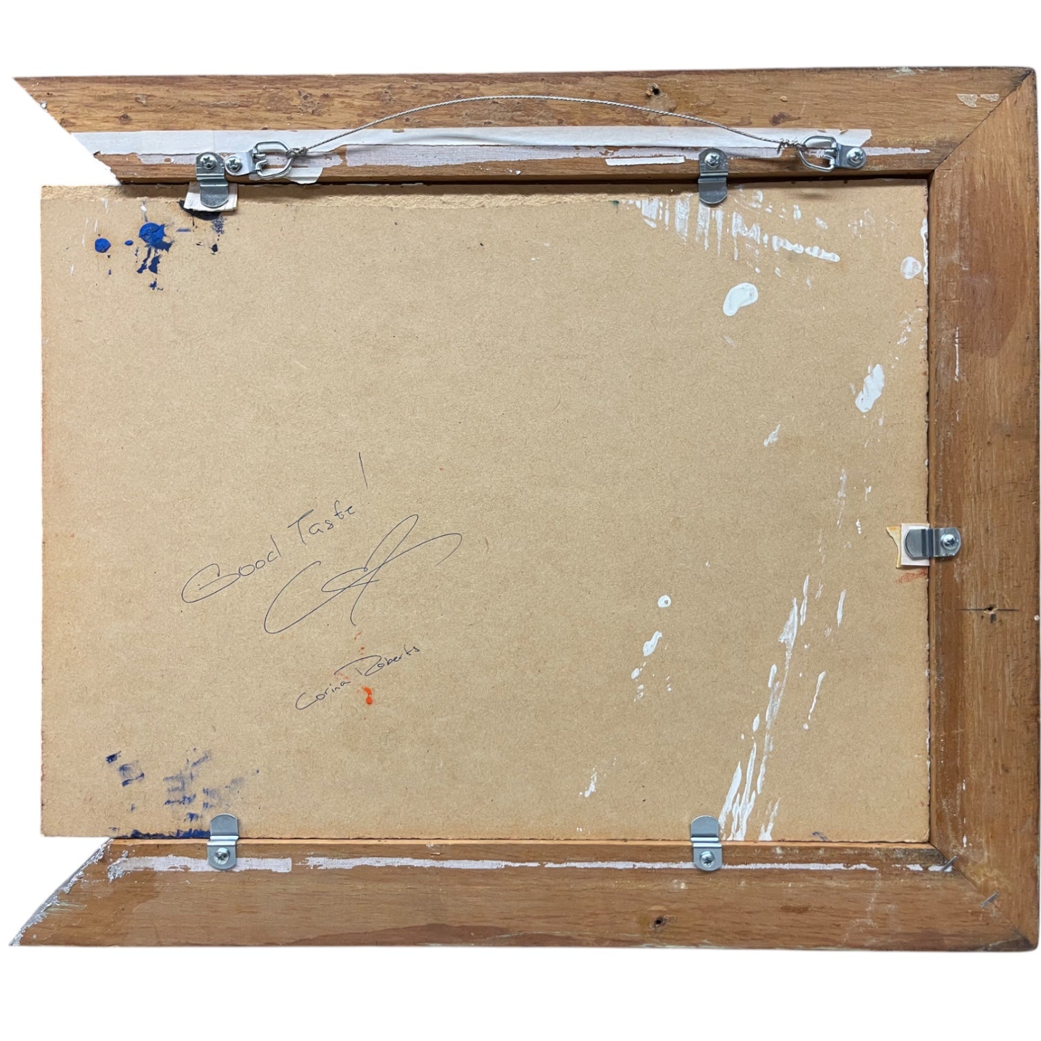 An Impressionist Acrylic on Board Painting of a Nude