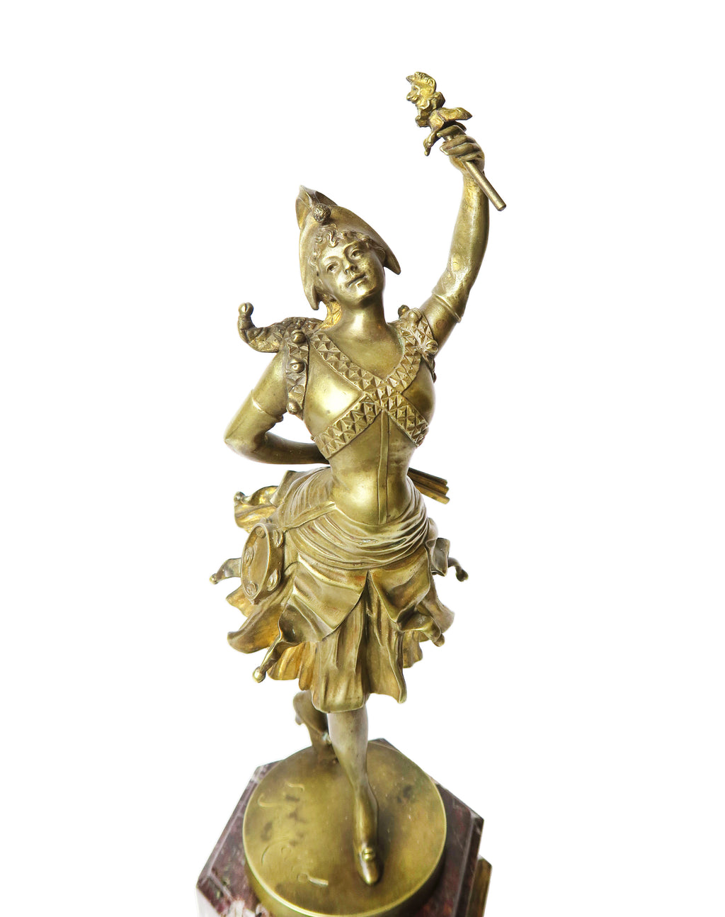 A Pair of Tiffany & Co. Bronze Figures By Lafon Mollo