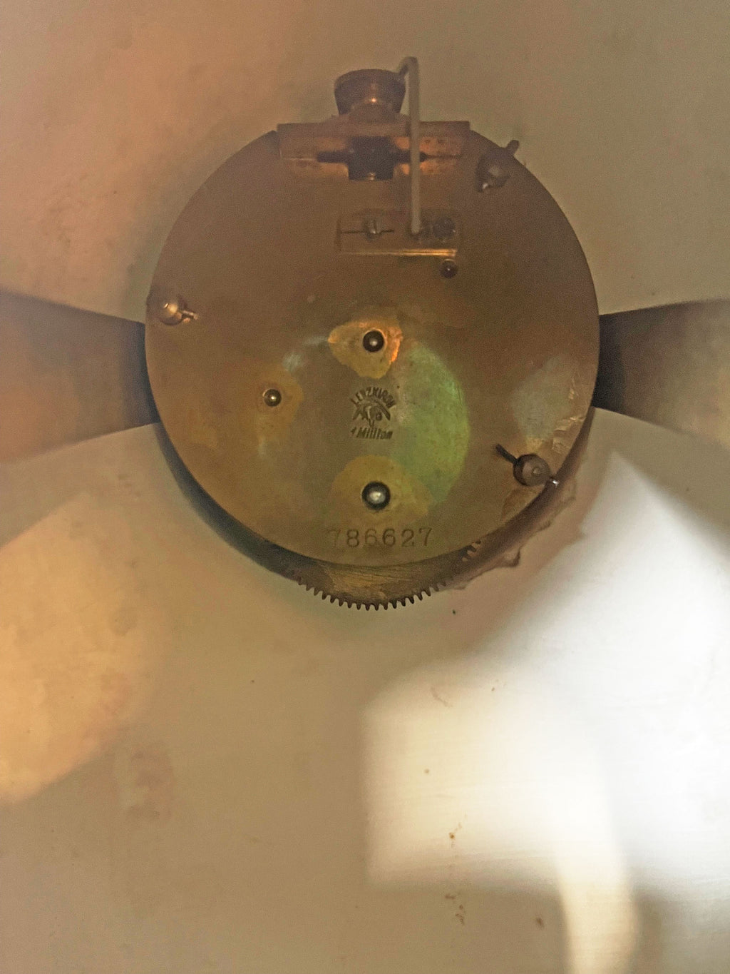 Very Large Art Nouveau Goldscheider Figural Clock