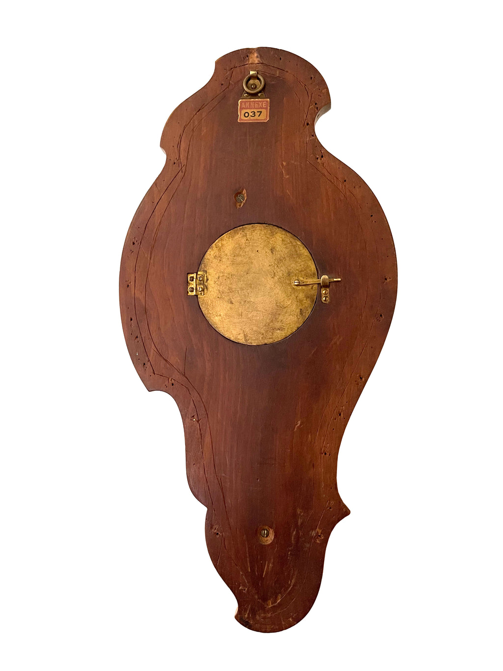 A French Gilt Bronze Cartel / Wall Clock By F. Linke