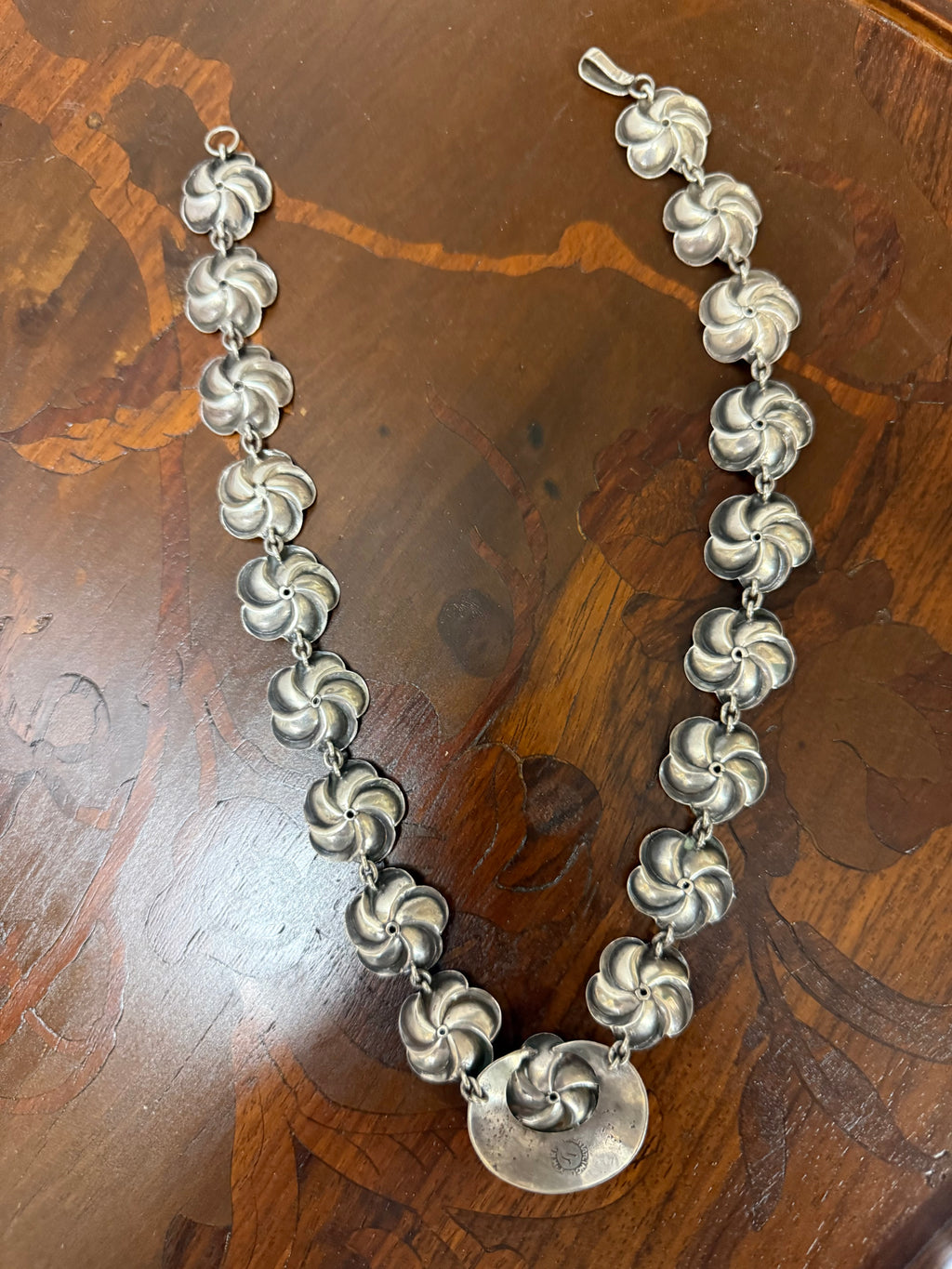 A set of William Spratling silver jewelry