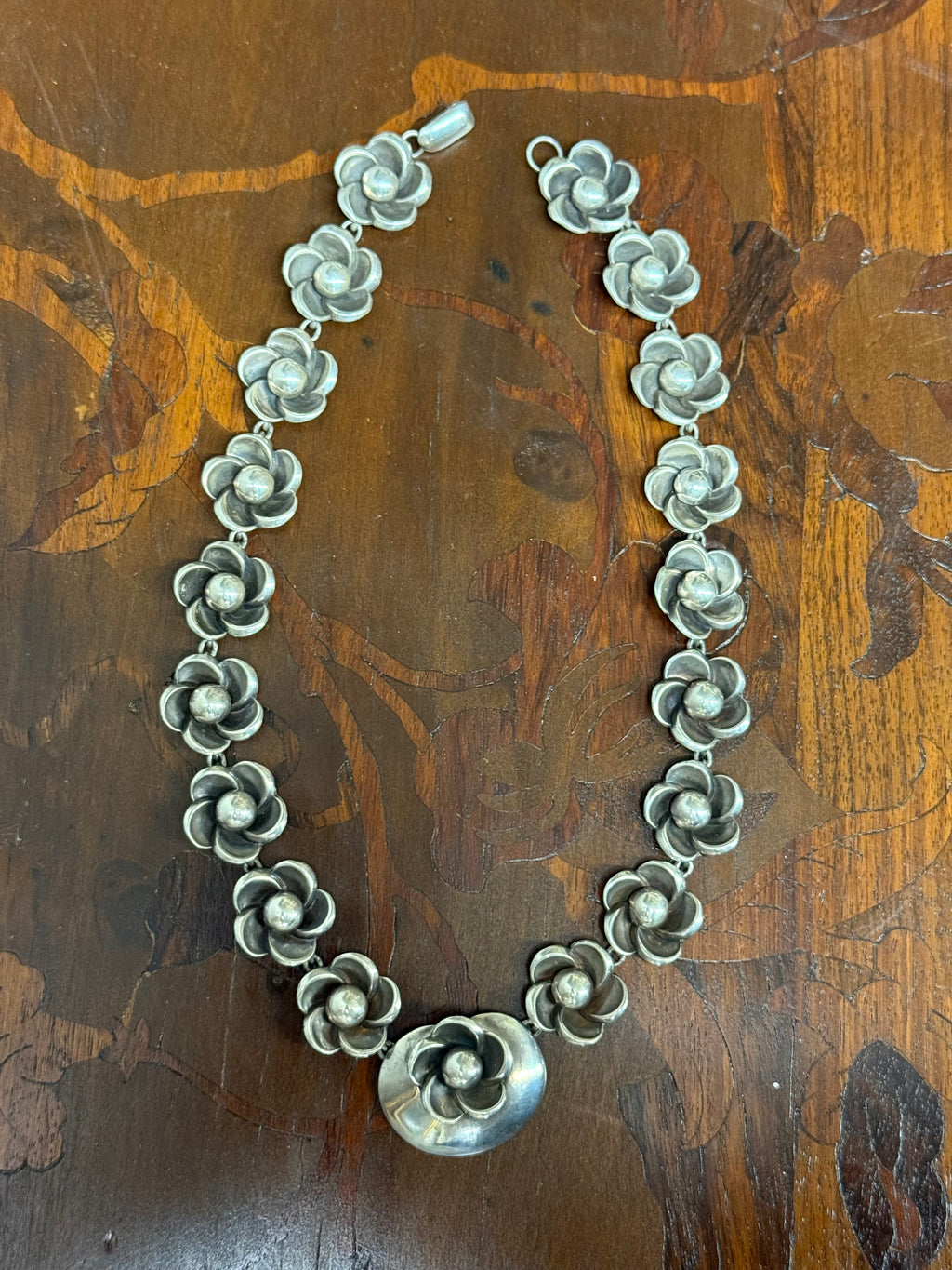 A set of William Spratling silver jewelry