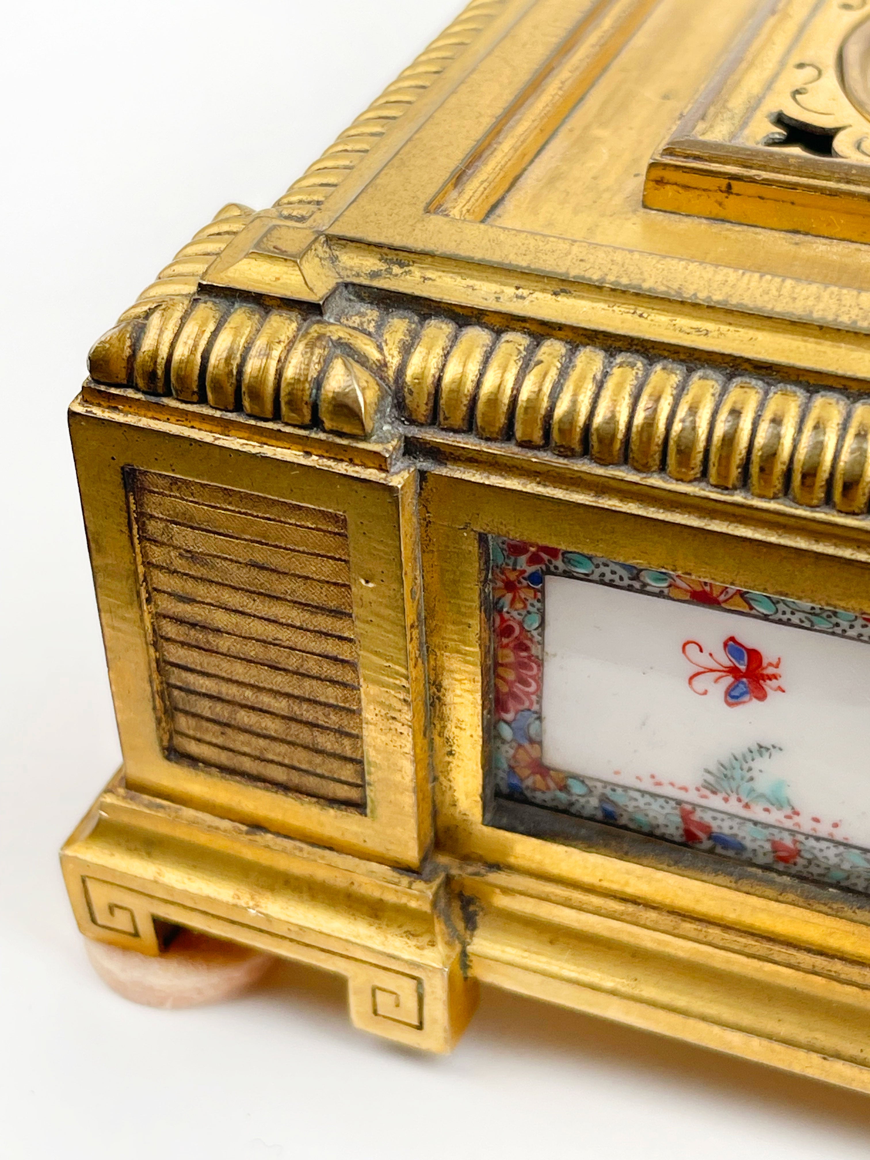 An Ormolu & Chantilly Porcelain Inkwell, France, Circa 1750