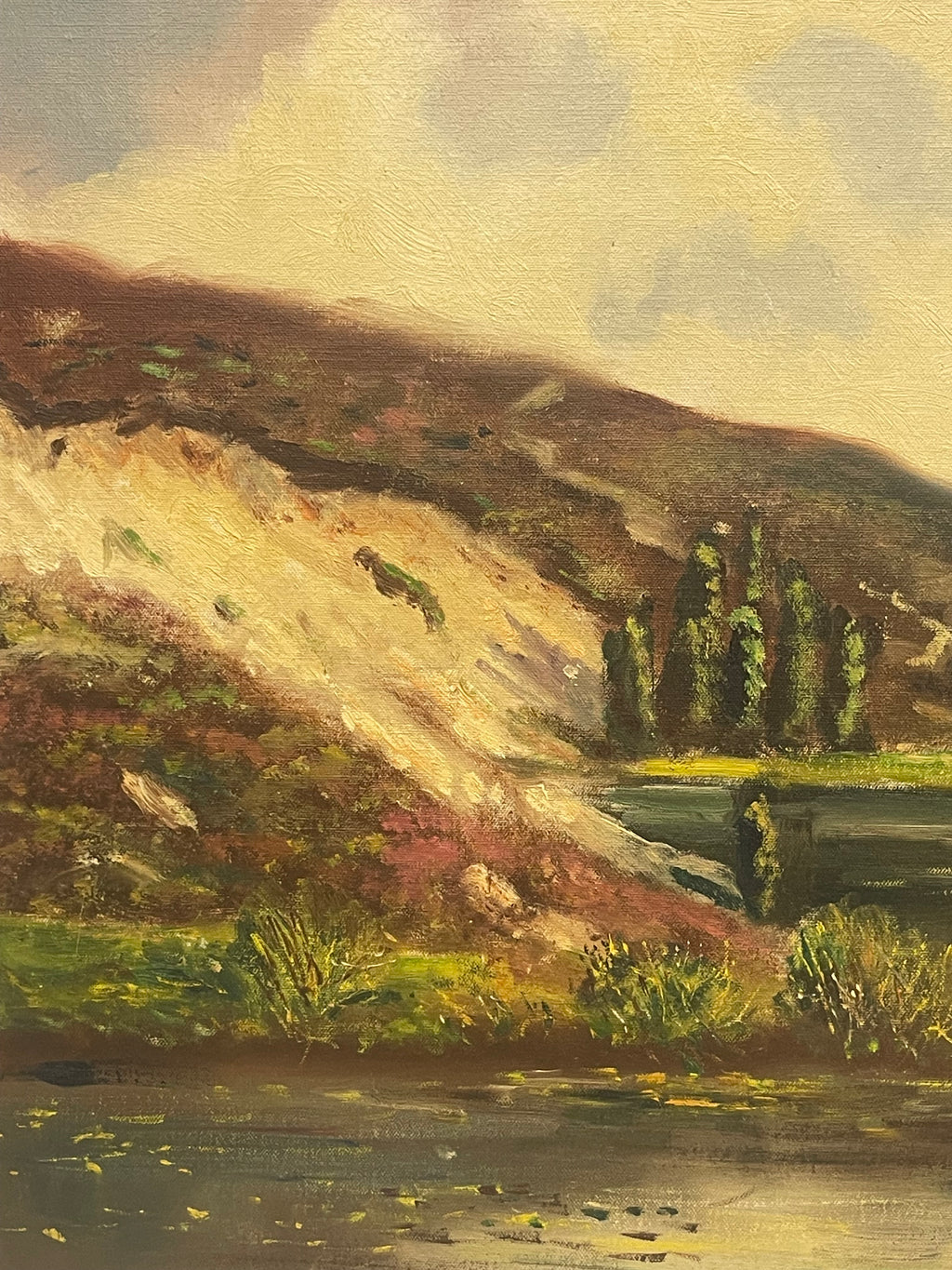 Oil on Canvas Painting Landscape By H. Wester (Dutch, 20th Century)