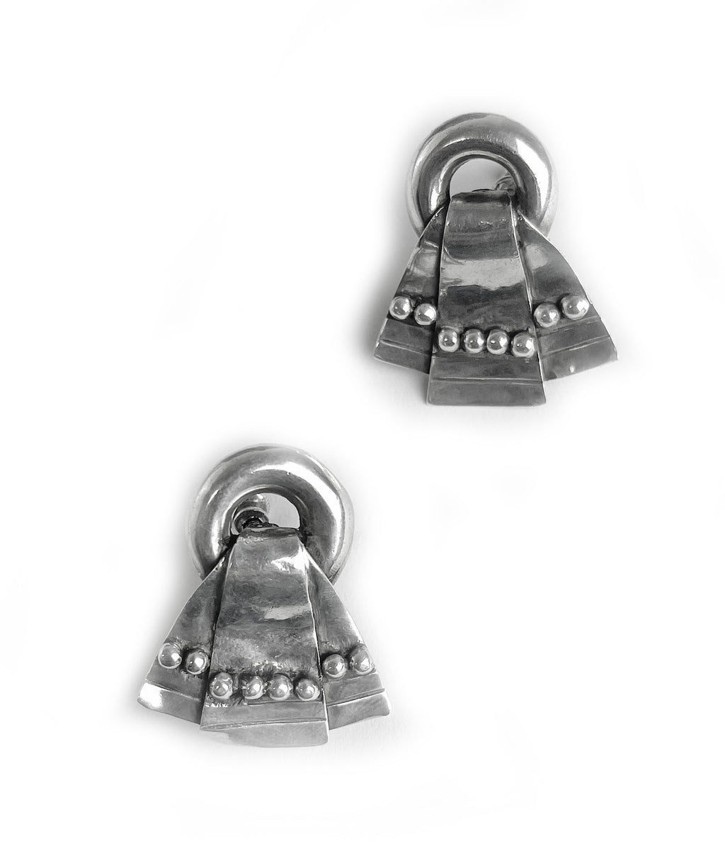 A Pair Of William Spratling Sterling silver Earrings