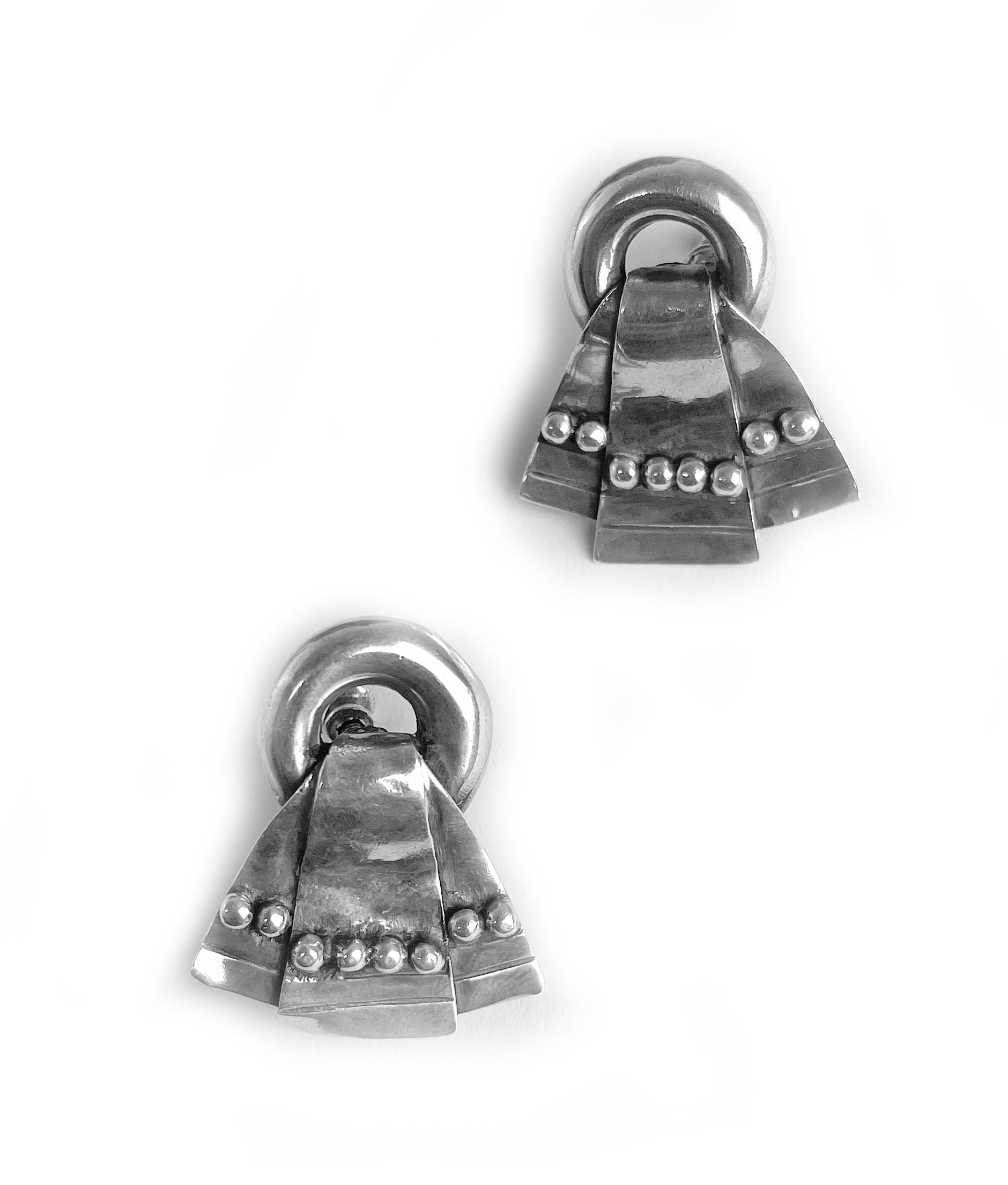 A Pair Of William Spratling Sterling silver Earrings