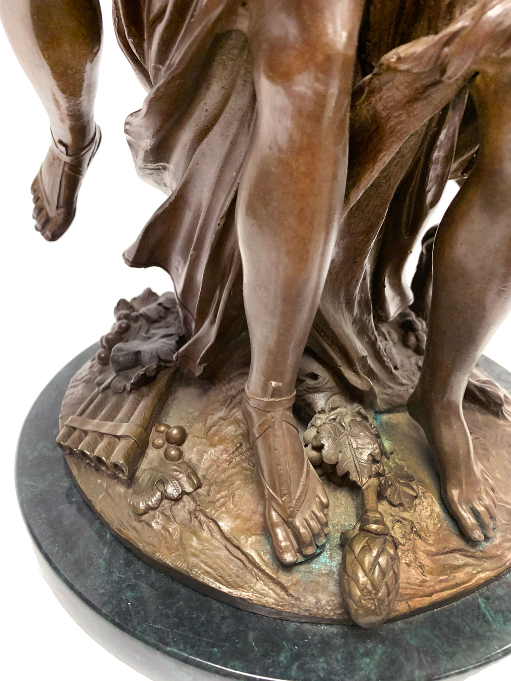 Bacchic Revelers, Model of Clodion Bronze Figure Group