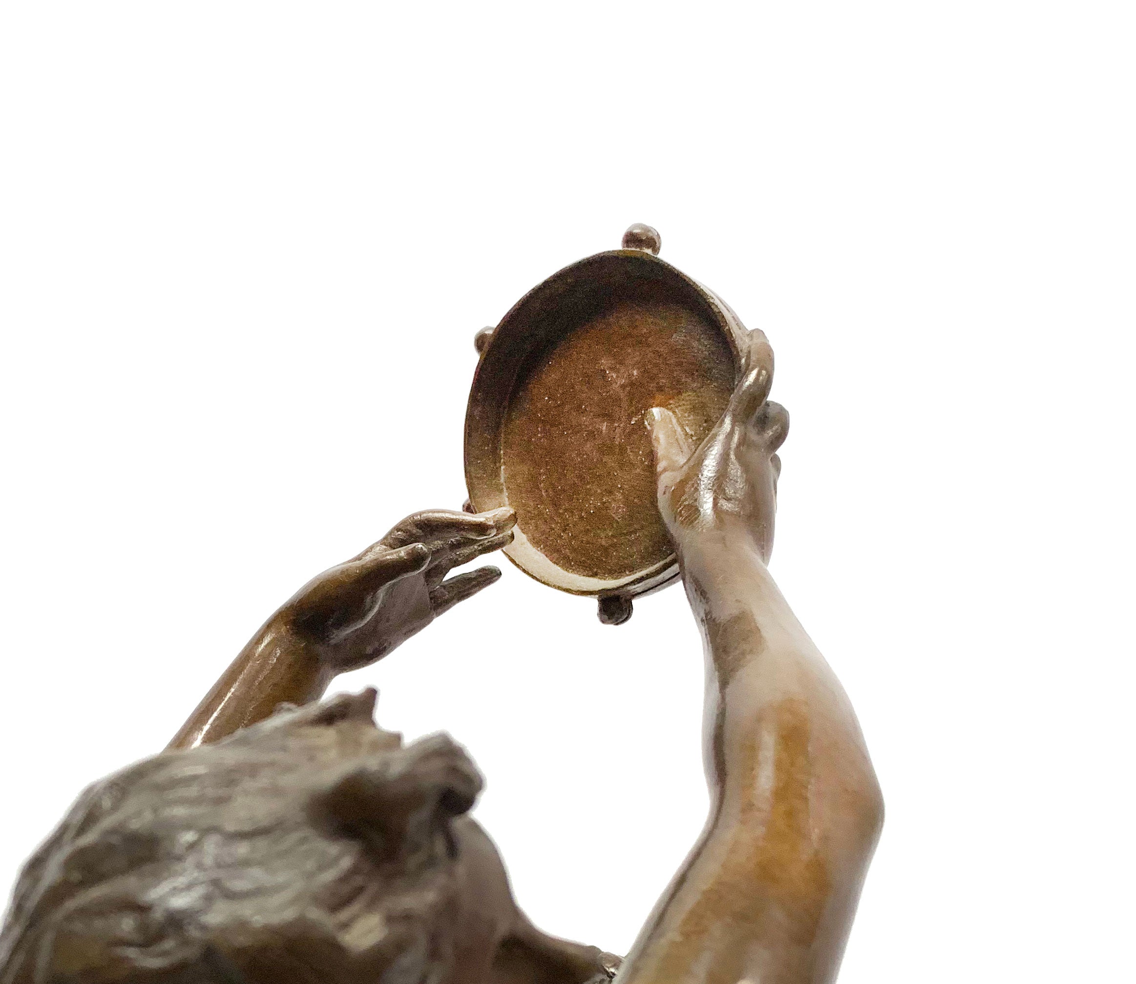 Bacchic Revelers, Model of Clodion Bronze Figure Group