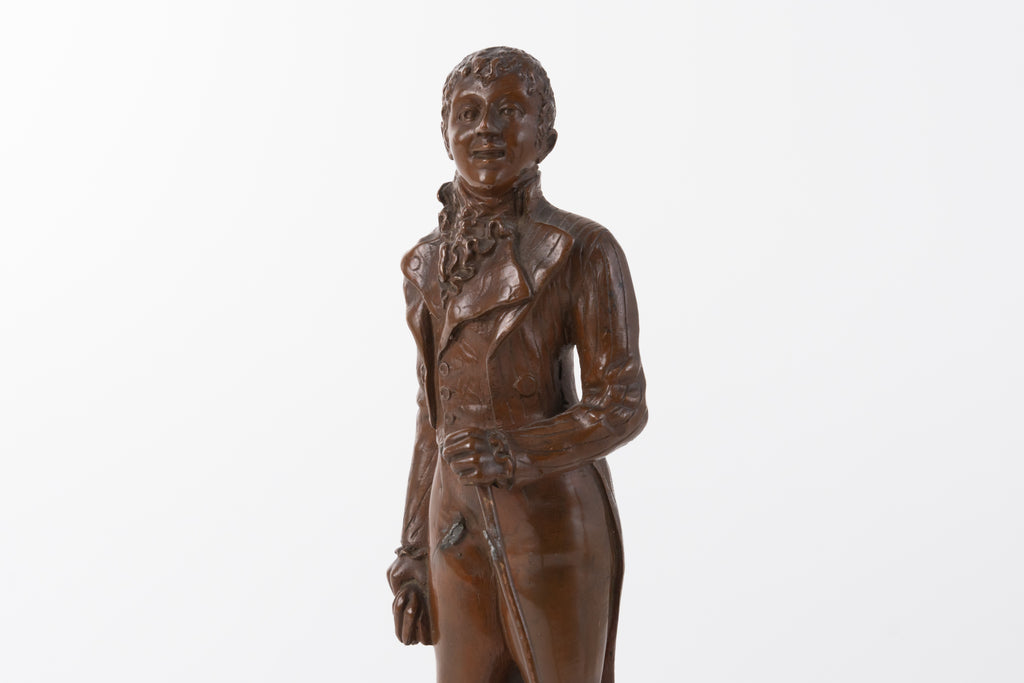 A Pair of Patinated Bronze Sculpture of a Couple