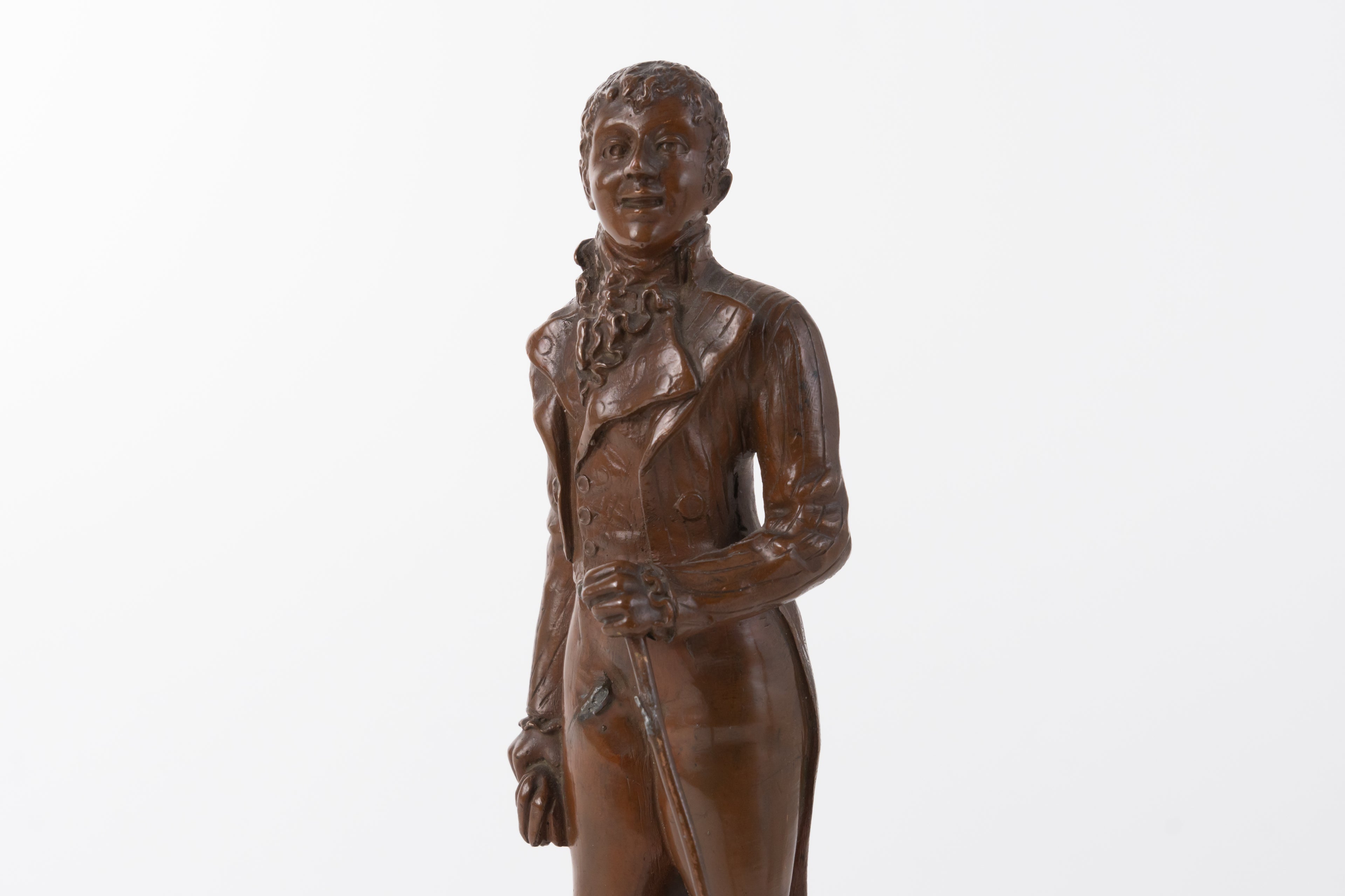 A Pair of Patinated Bronze Sculpture of a Couple