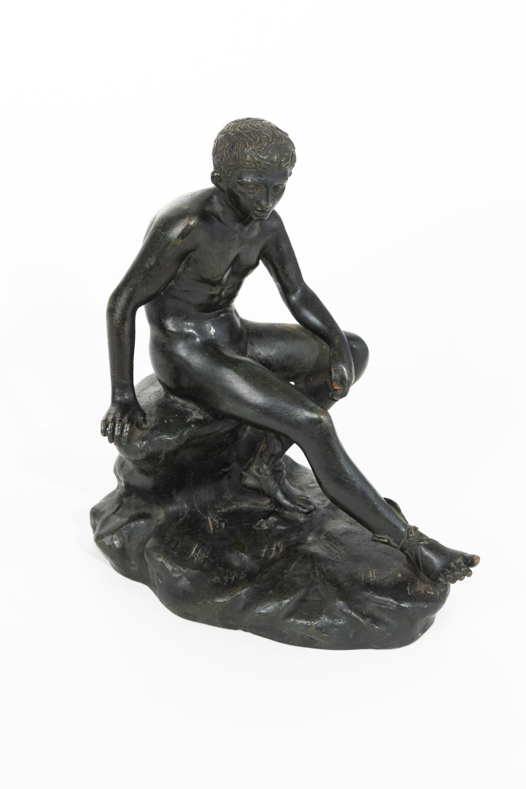 Grand Tour Patinated Bronze Figural Sculpture