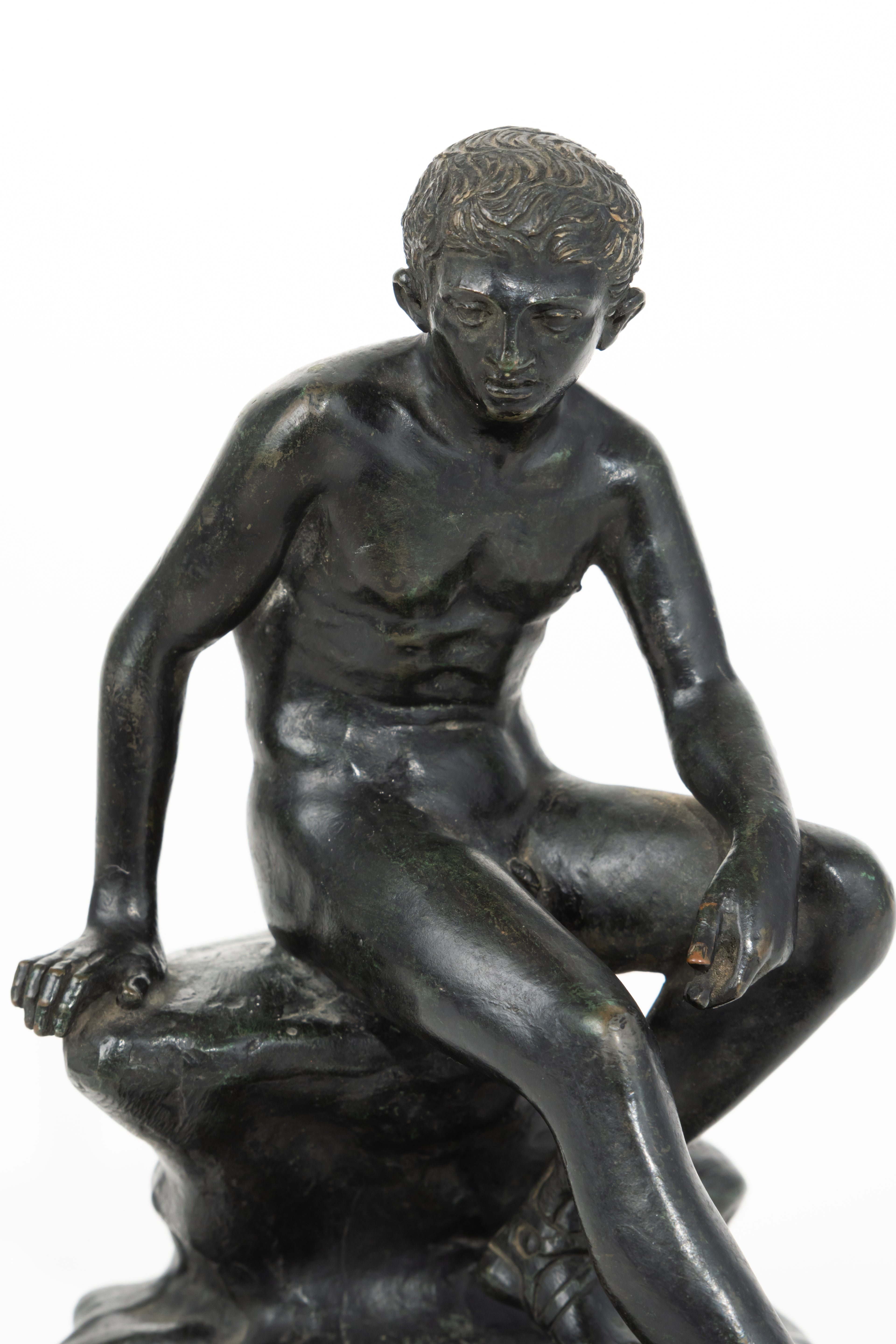 Grand Tour Patinated Bronze Figural Sculpture