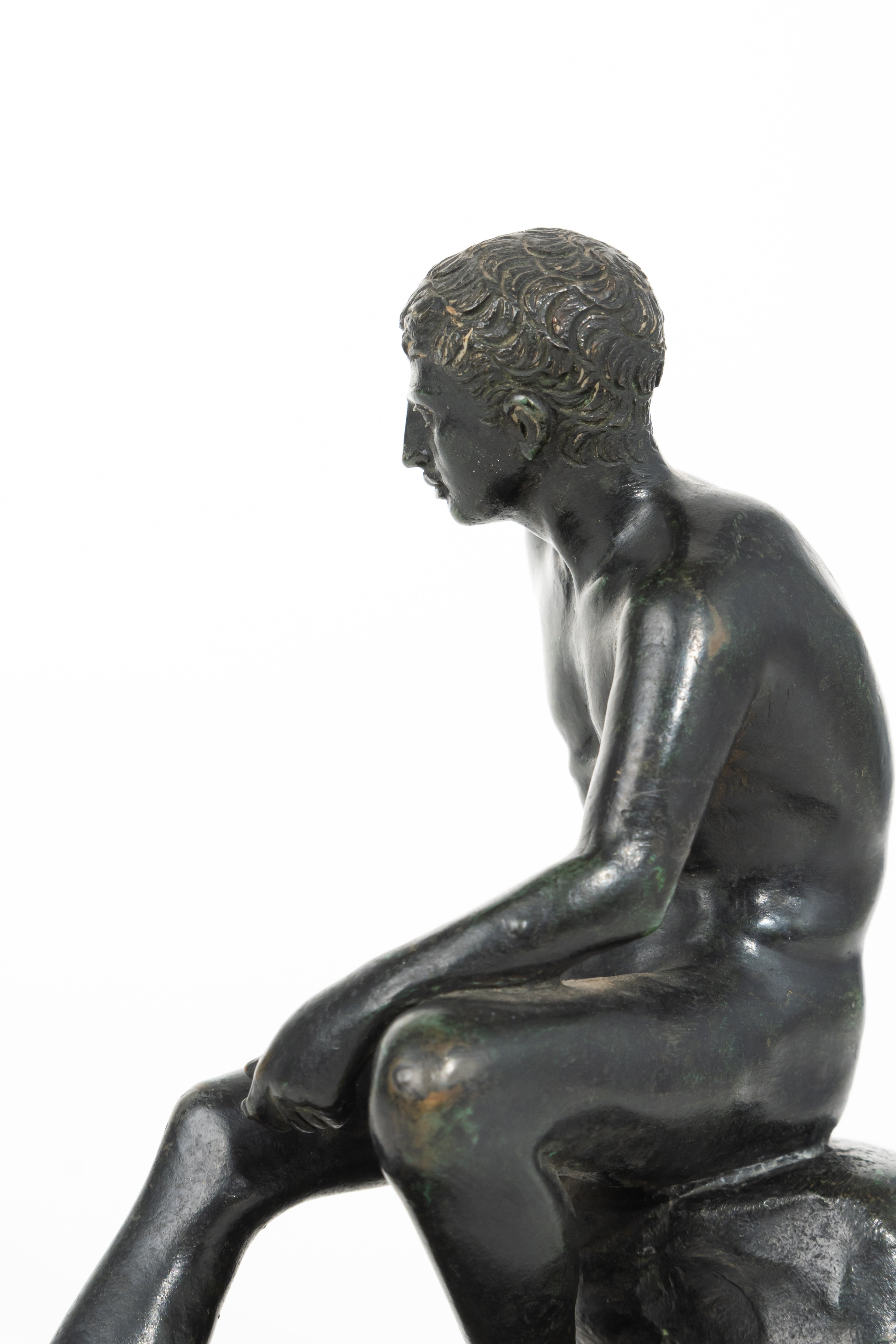 Grand Tour Patinated Bronze Figural Sculpture