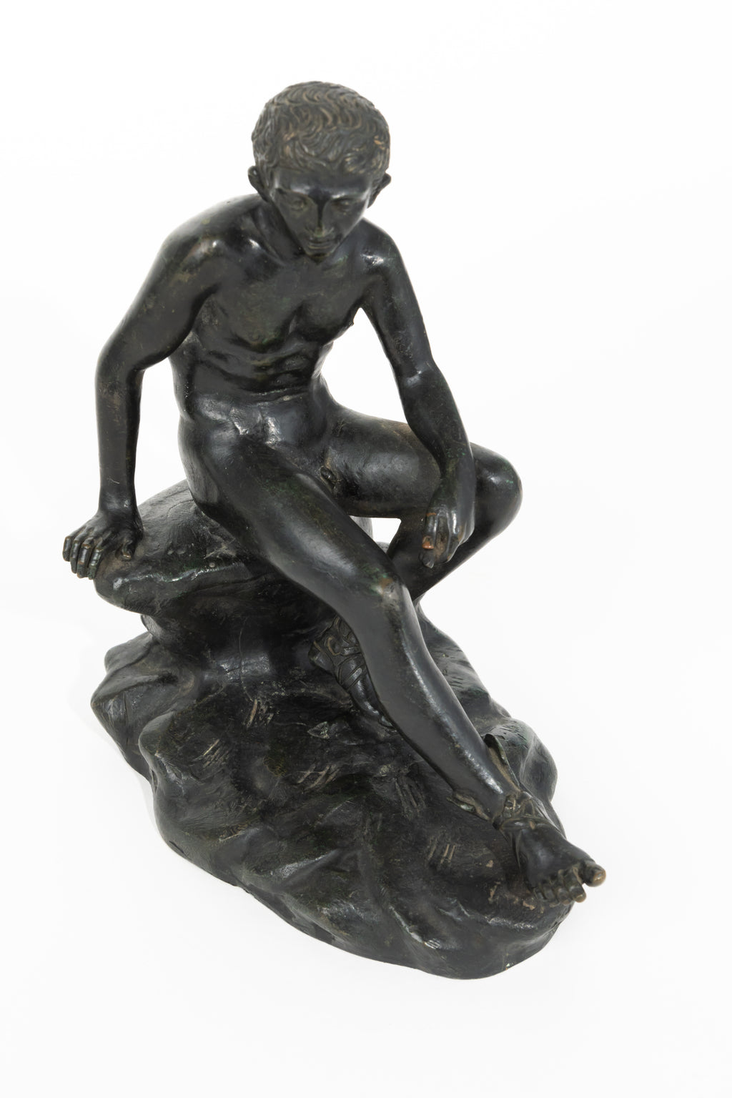 Grand Tour Patinated Bronze Figural Sculpture