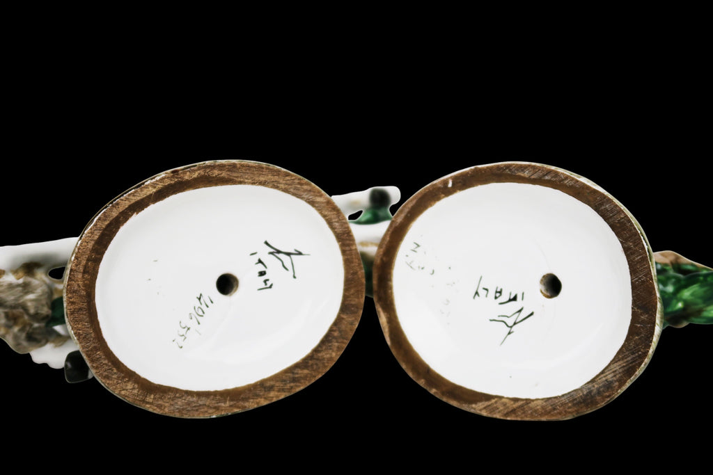 20th Century Pair of Italian Porcelain Figure Of Horses