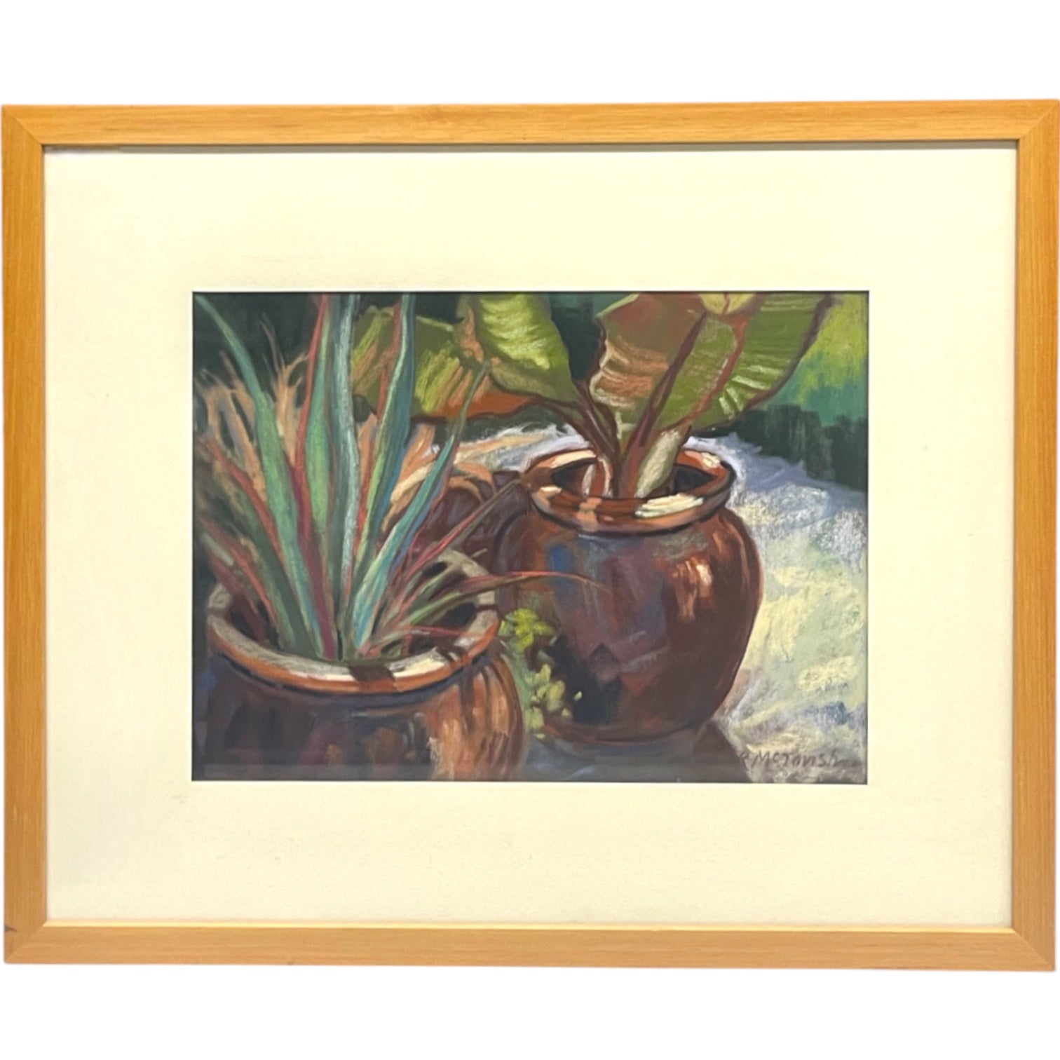 Pastel On Paper Still Life Painting By Robert McTavish