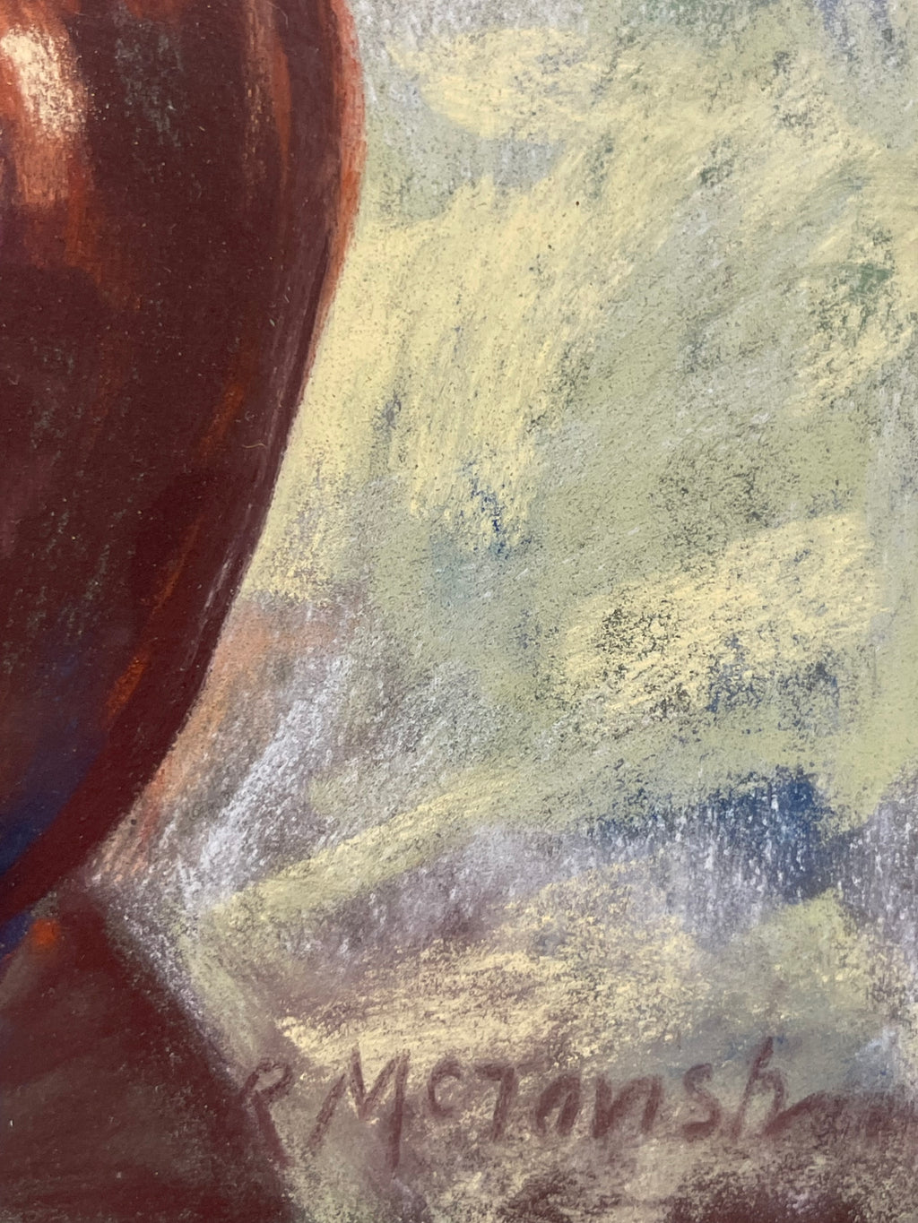 Pastel On Paper Still Life Painting By Robert McTavish
