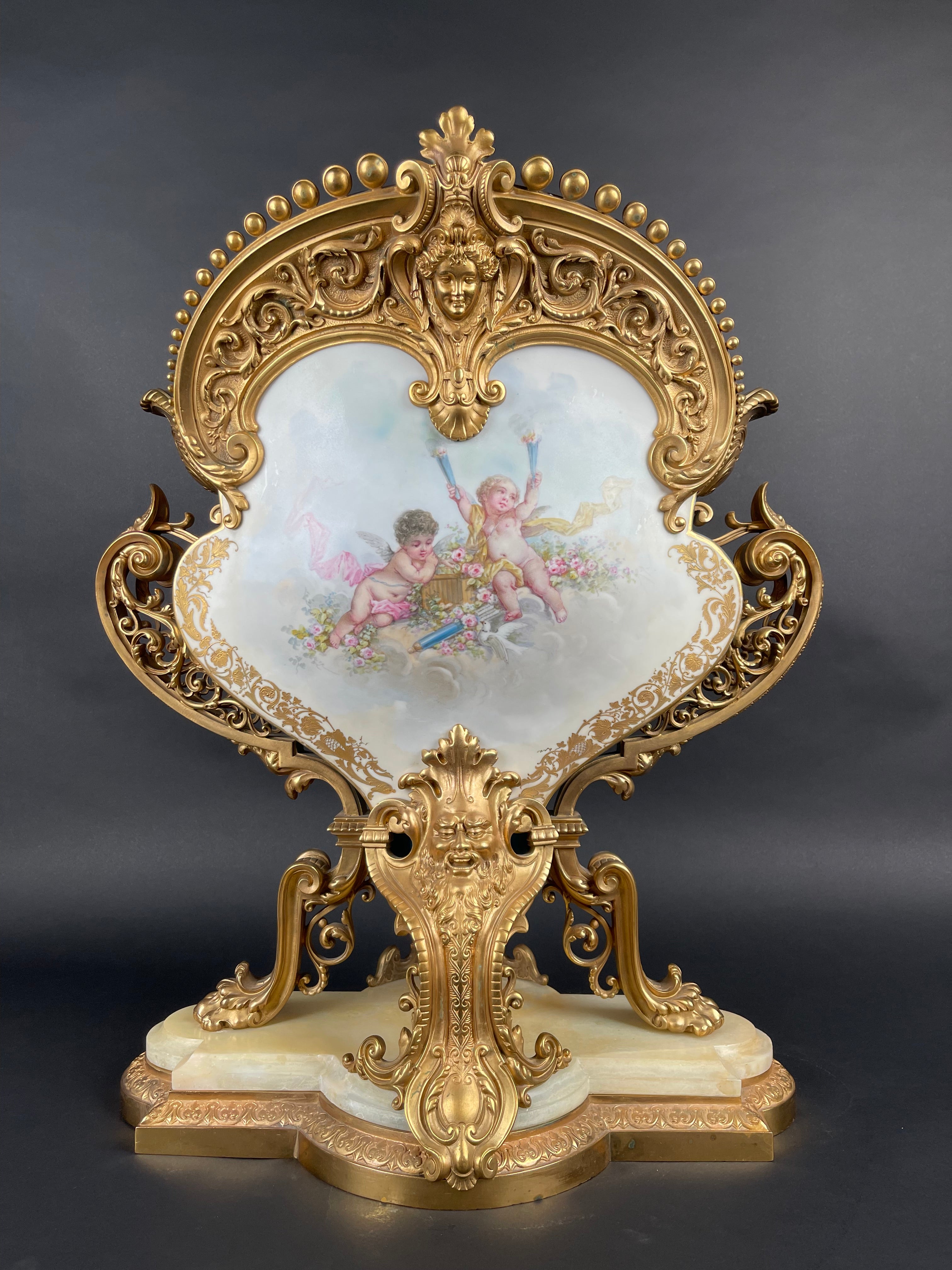 Magnificent & Rare 19th Century French Ormolu Mounted Sevres Porcelain Jardinier