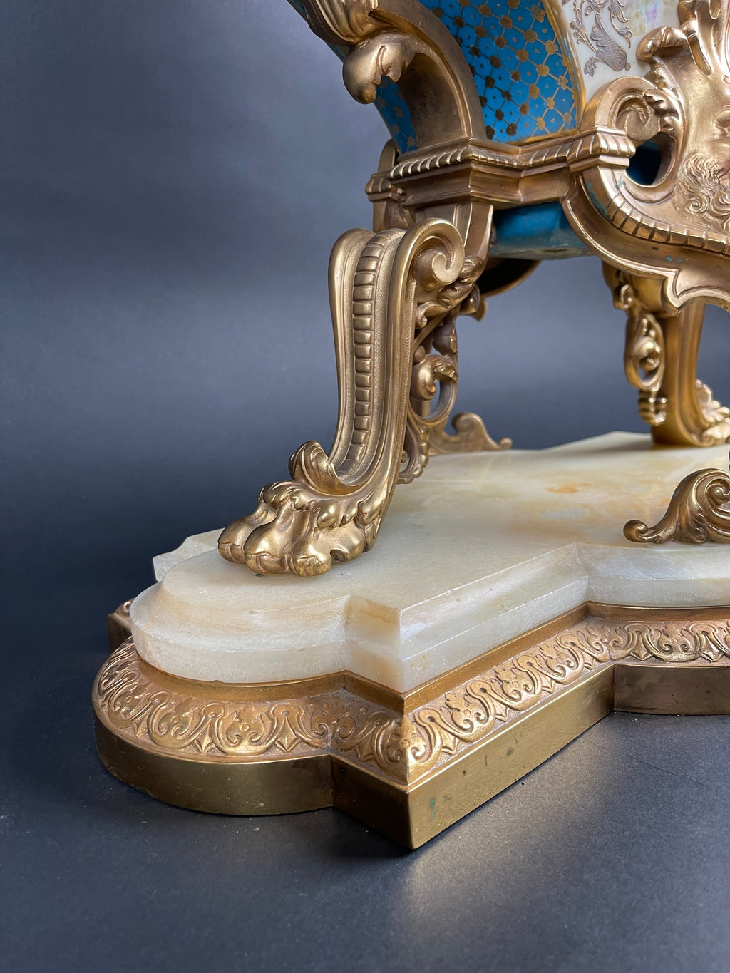 Magnificent & Rare 19th Century French Ormolu Mounted Sevres Porcelain Jardinier