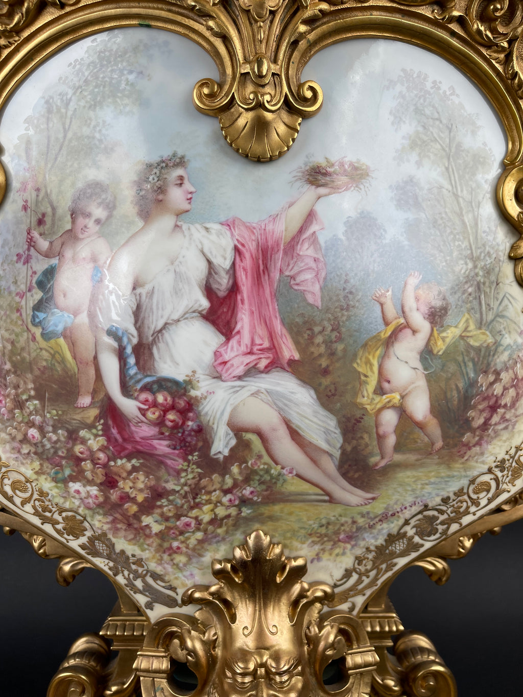 Magnificent & Rare 19th Century French Ormolu Mounted Sevres Porcelain Jardinier