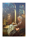 "Afternoon Tea" 19th Century French Oil On Canvas Painting