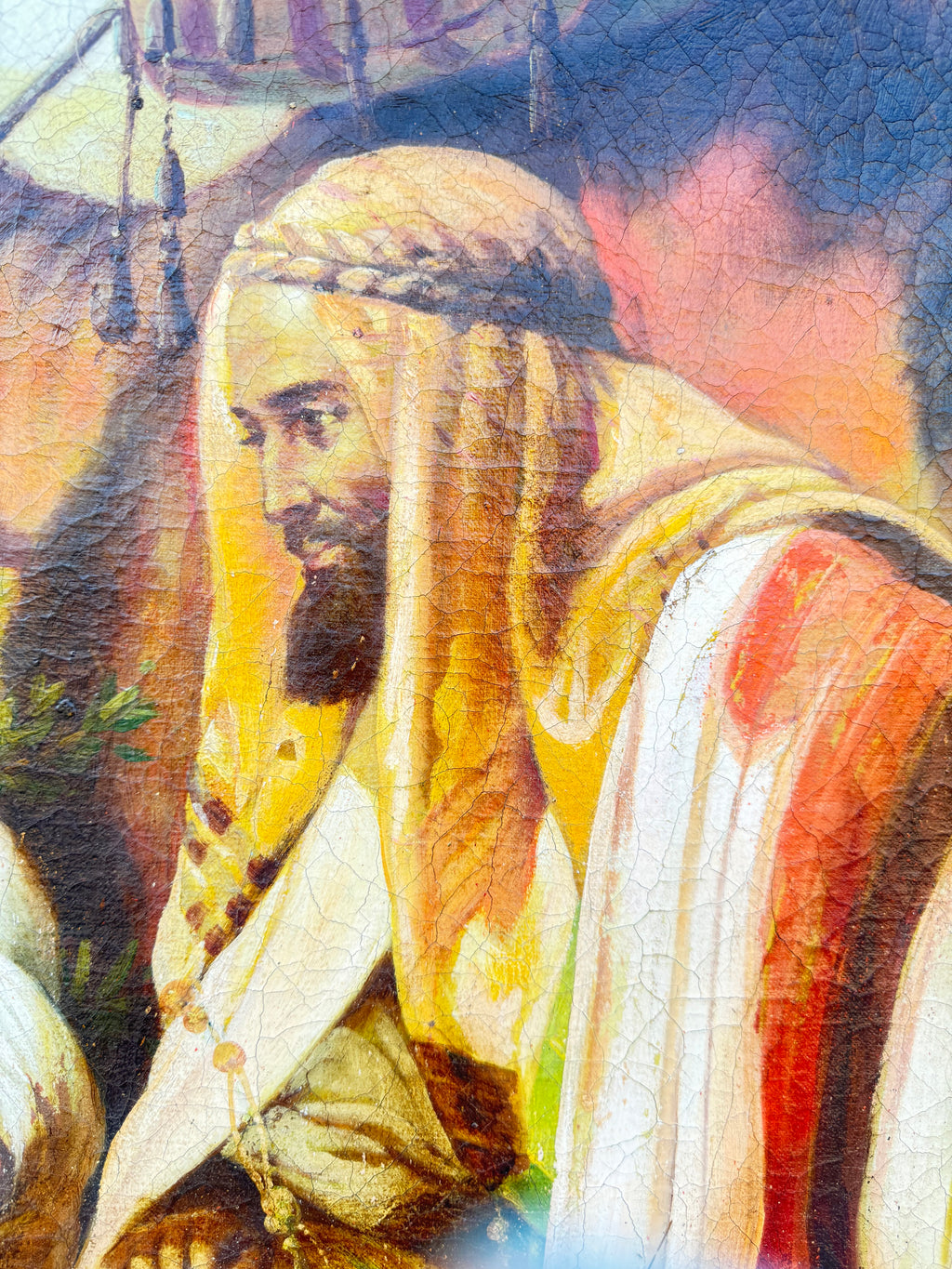 19th Century Italian Orientalist Oil On Canvas Painting