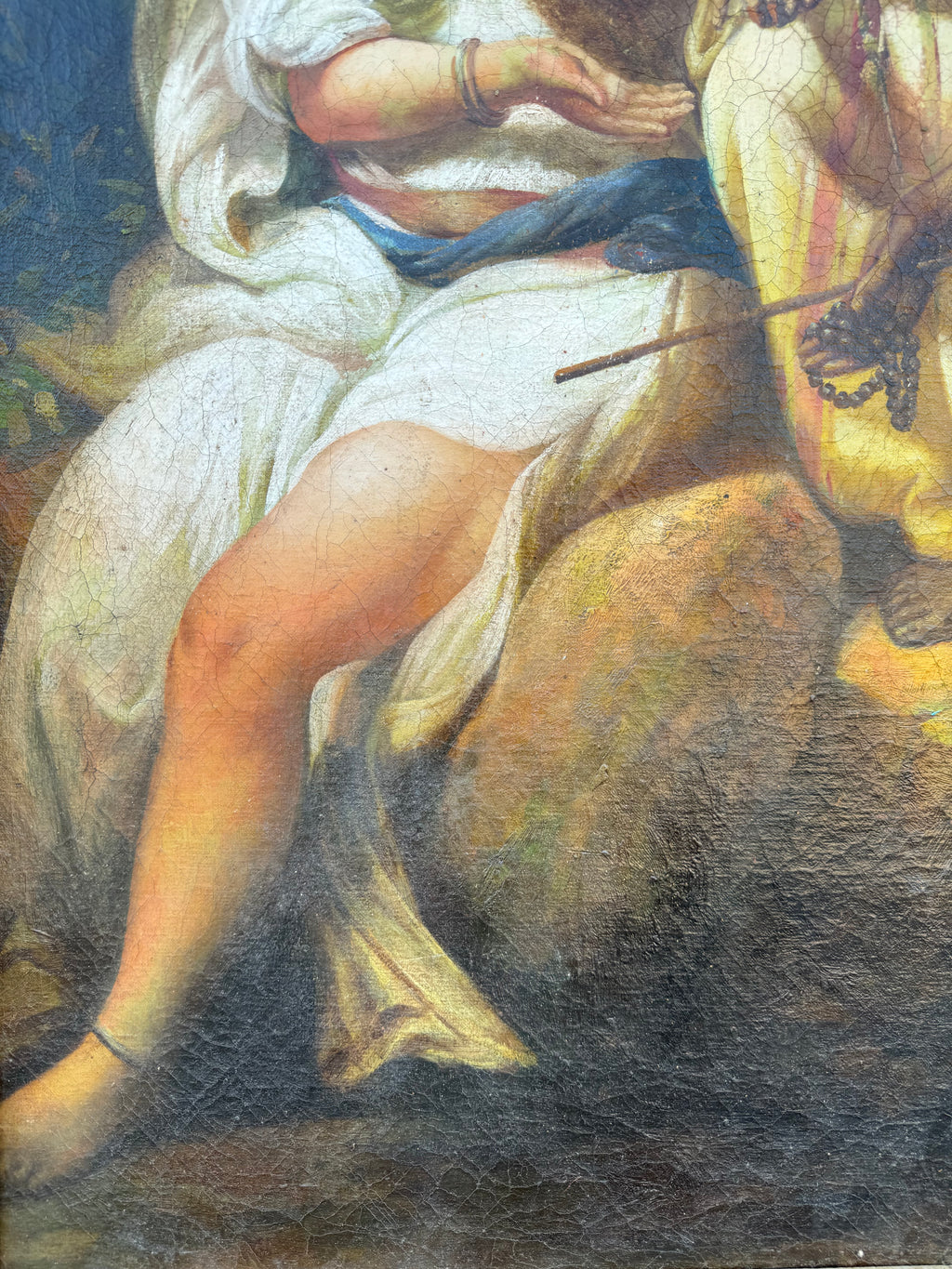 19th Century Italian Orientalist Oil On Canvas Painting