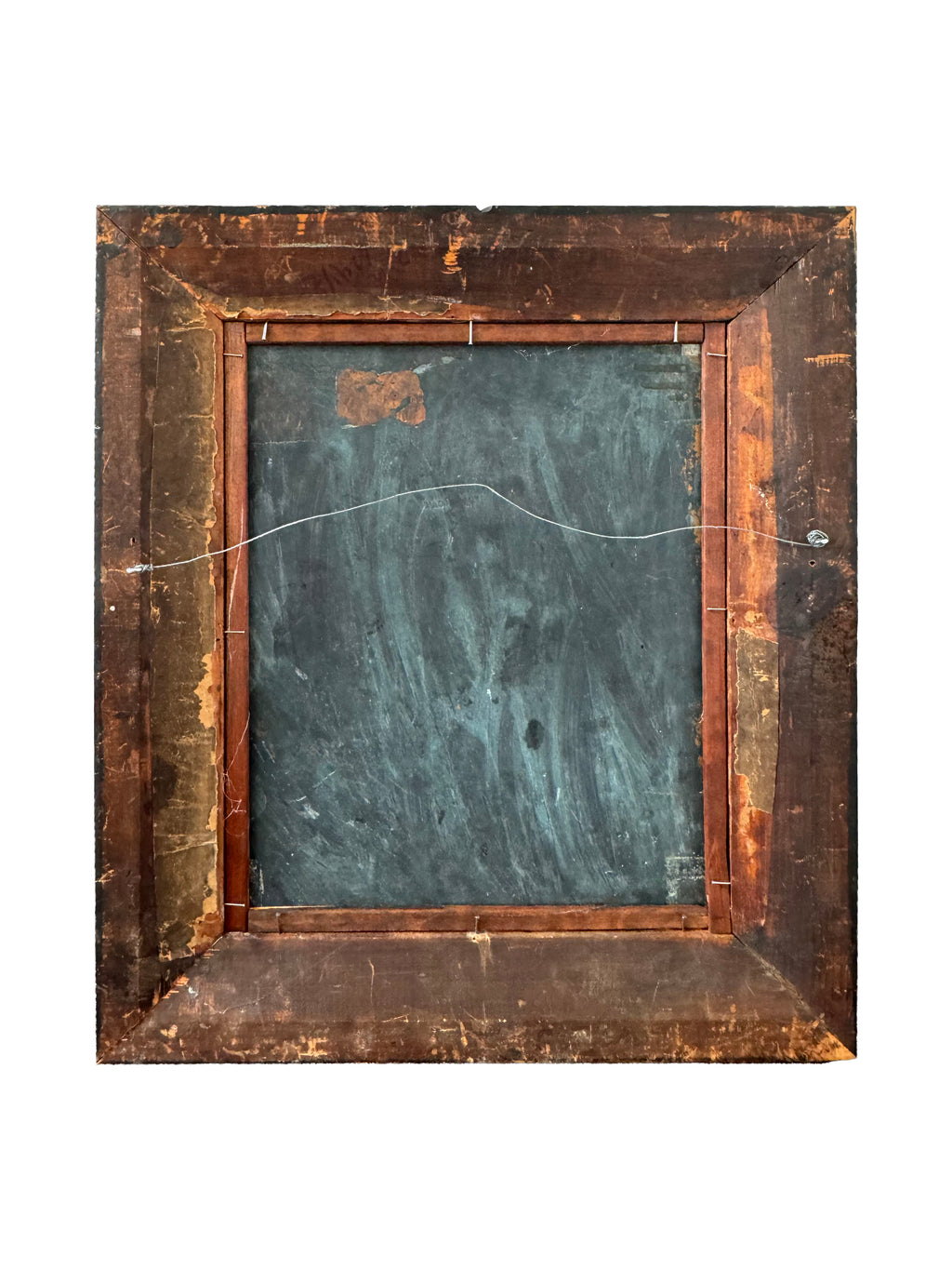 18th Century Oil On Copper Painting Of A Woman Holding A Fruit's Basket